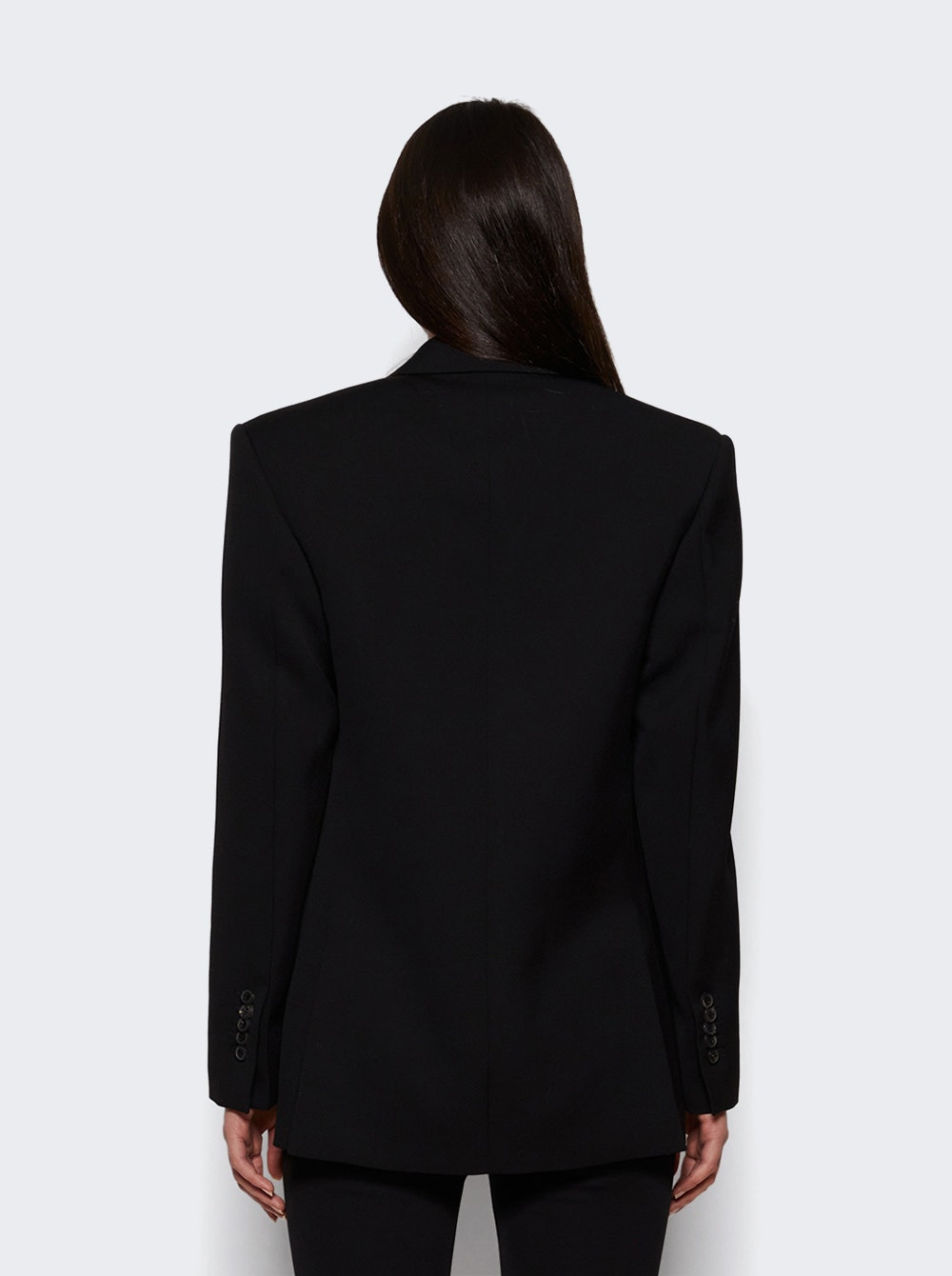 Double Breasted Blazer Black - 4