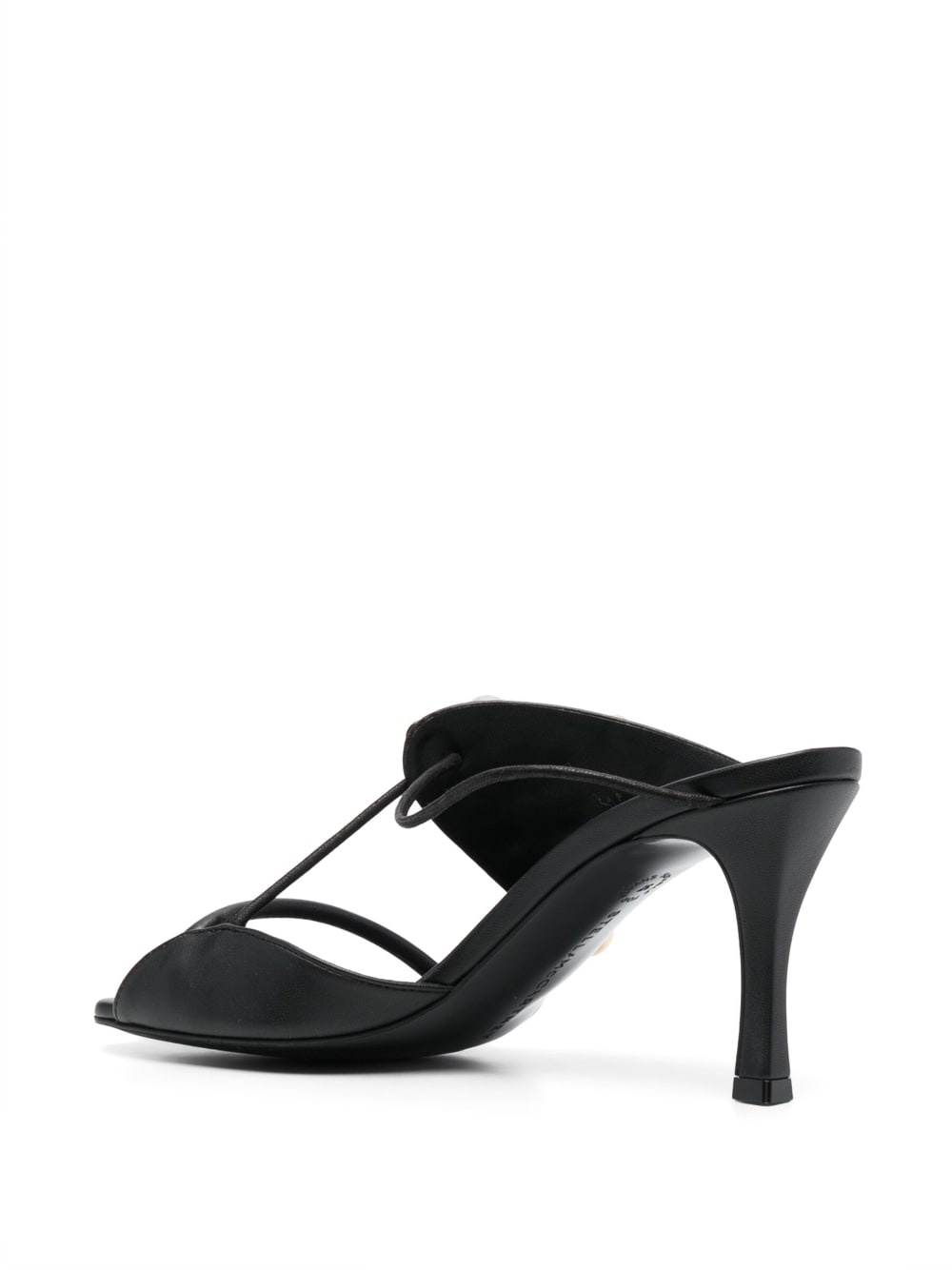 bead-embellished 90mm artificial-leather sandals - 3