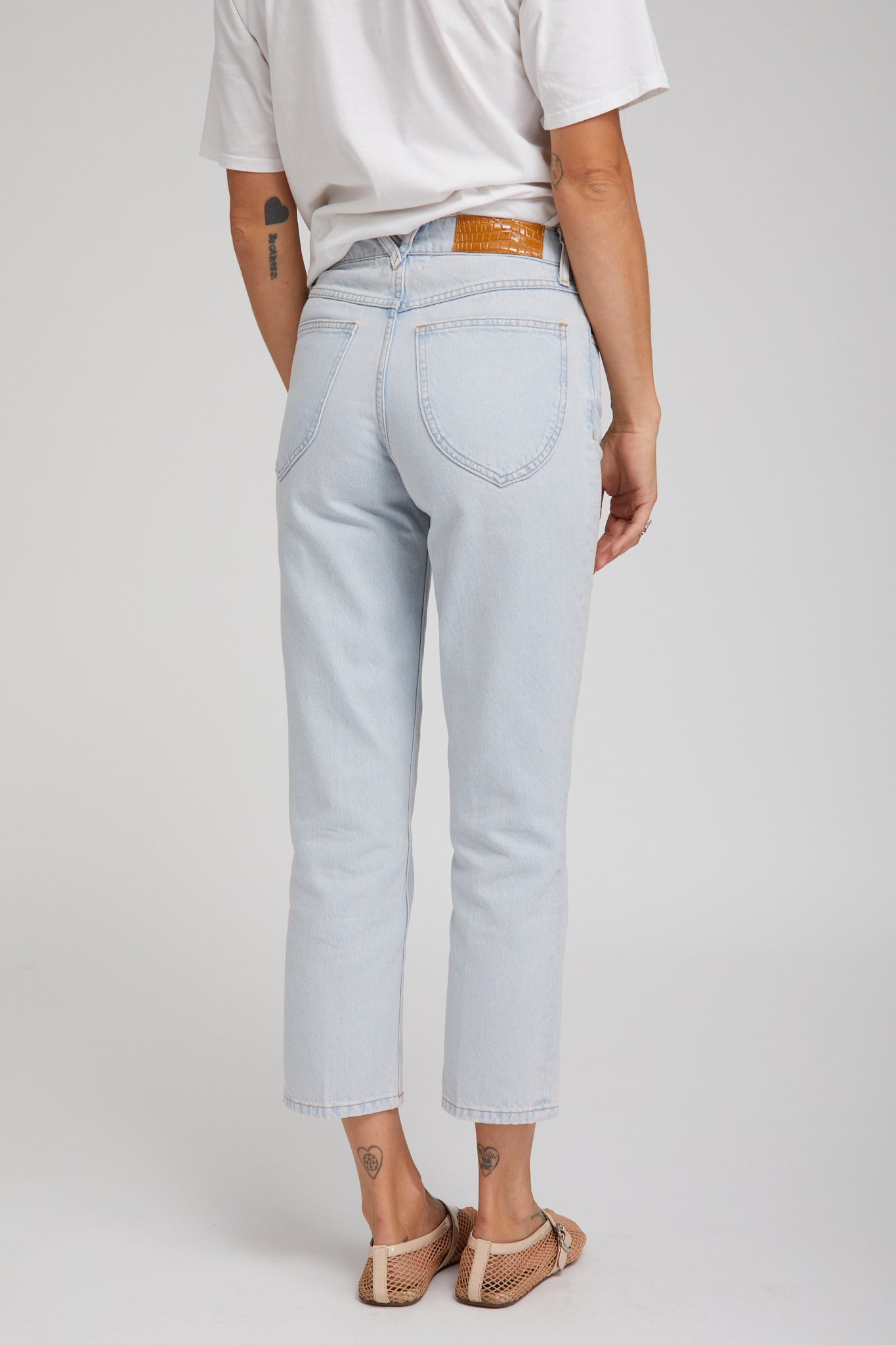 PIAF CROP STRAIGHT LEG DENIM - 4