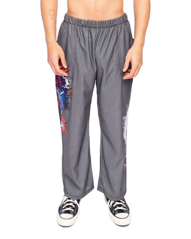 Mesh Trackpants Knit Silver - 1