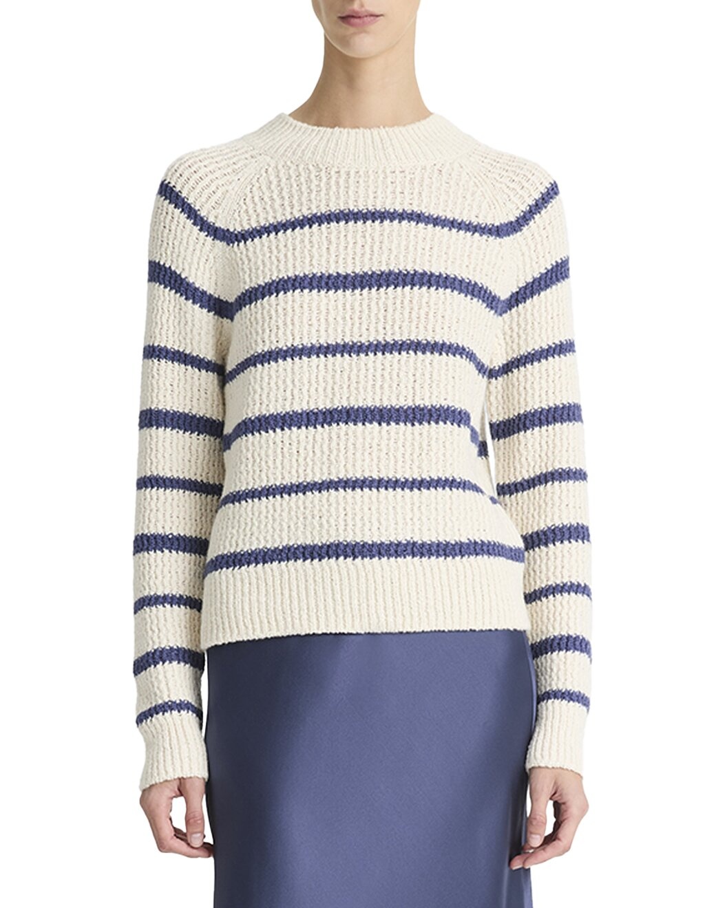 Vince Ribbed Stripe Pullover - 3
