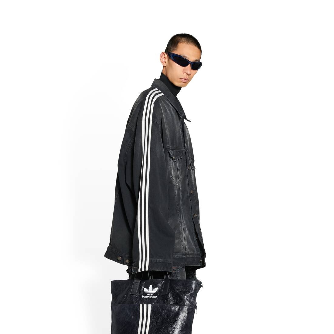 Men's Balenciaga / Adidas North-south Tote Bag in Black - 3