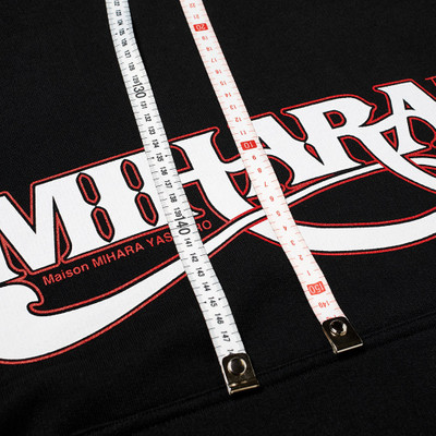 Maison MIHARAYASUHIRO Maison MIHARA YASUHIRO Logo Scarf Hoody outlook