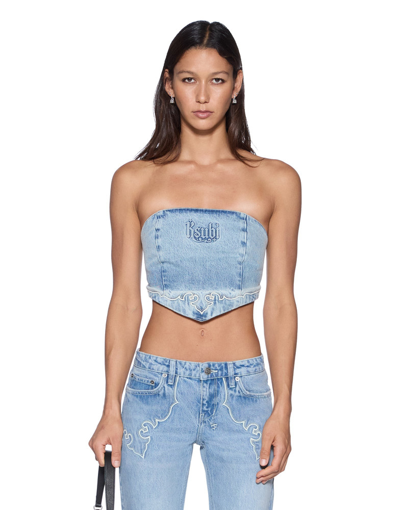 Ksubi SCARF TOP KRYSTAL WESTERN outlook