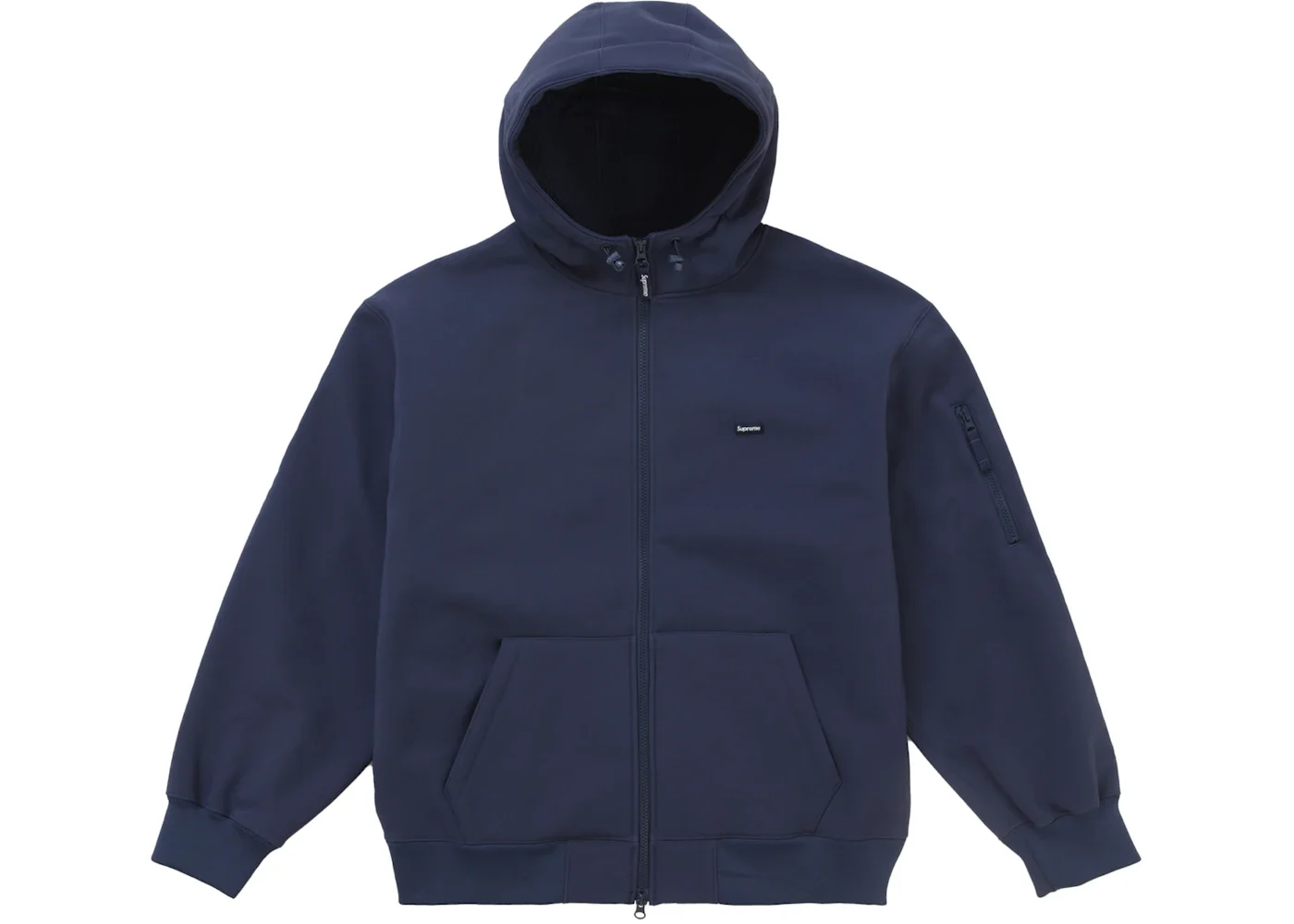 Supreme WINDSTOPPER Zip Up Hooded Sweatshirt (FW24) Navy - 1