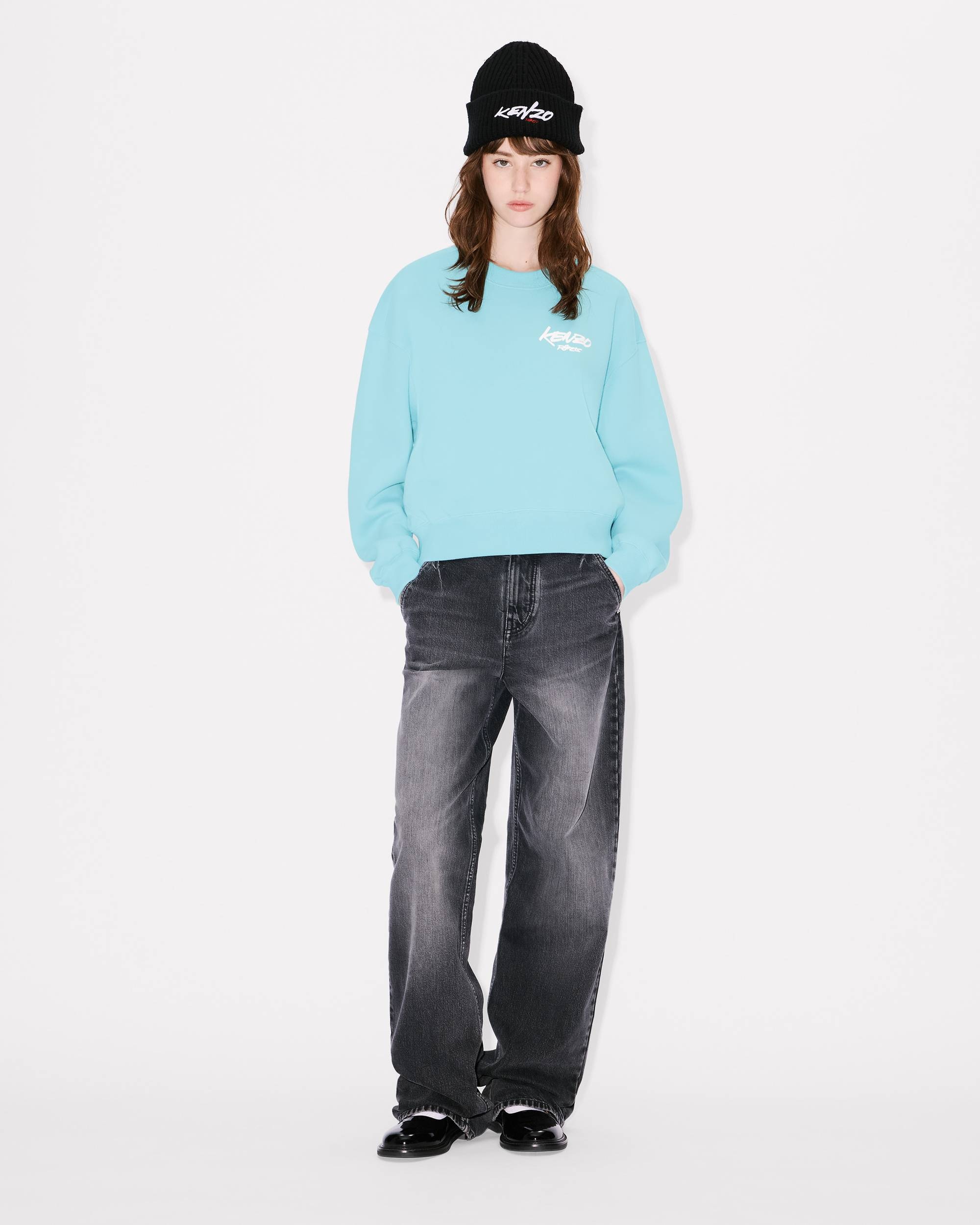 'Kenzo x Futura 2000' oversized cocoon sweatshirt in cotton - 5