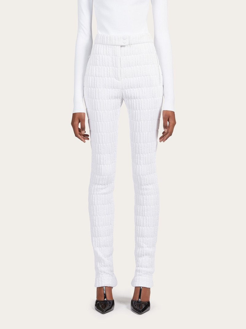 FERRAGAMO Quilted nylon trouser outlook