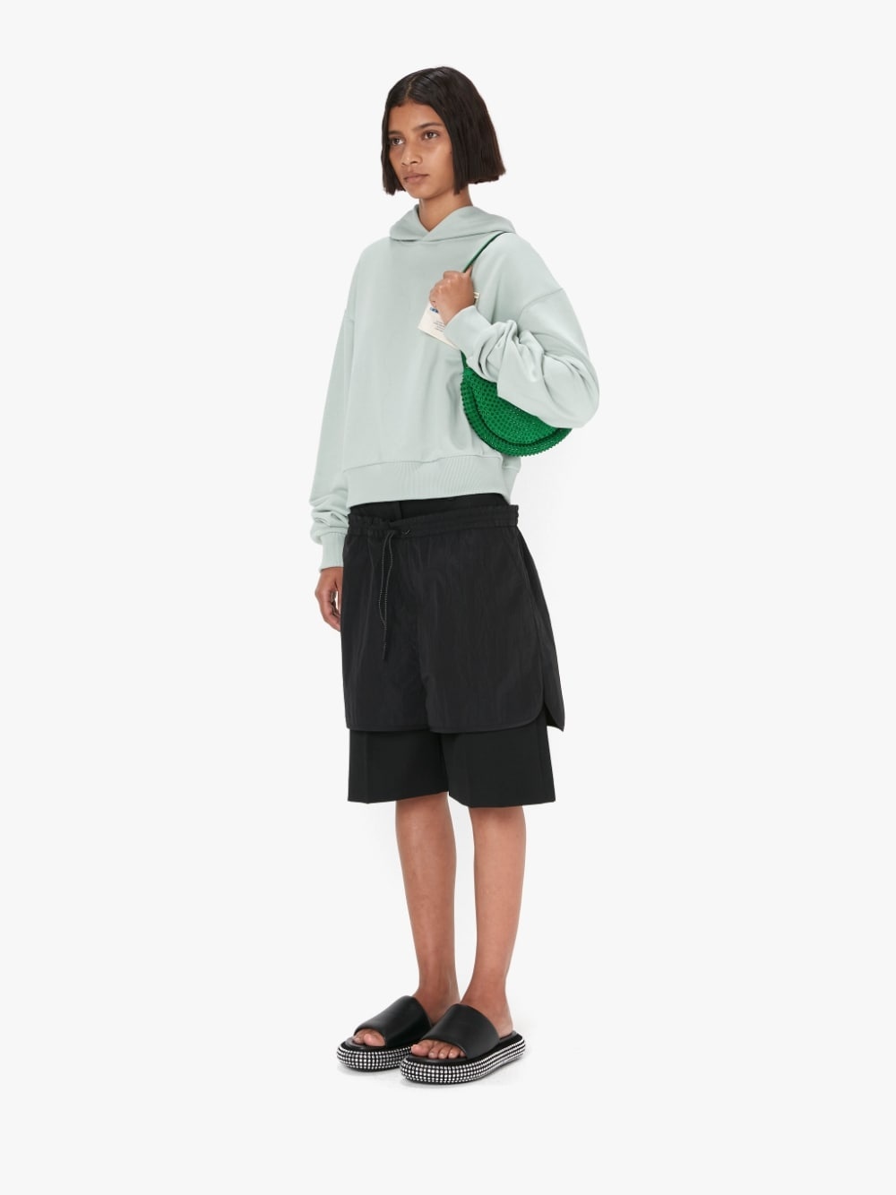 CROPPED CARE LABEL HOODIE - 4