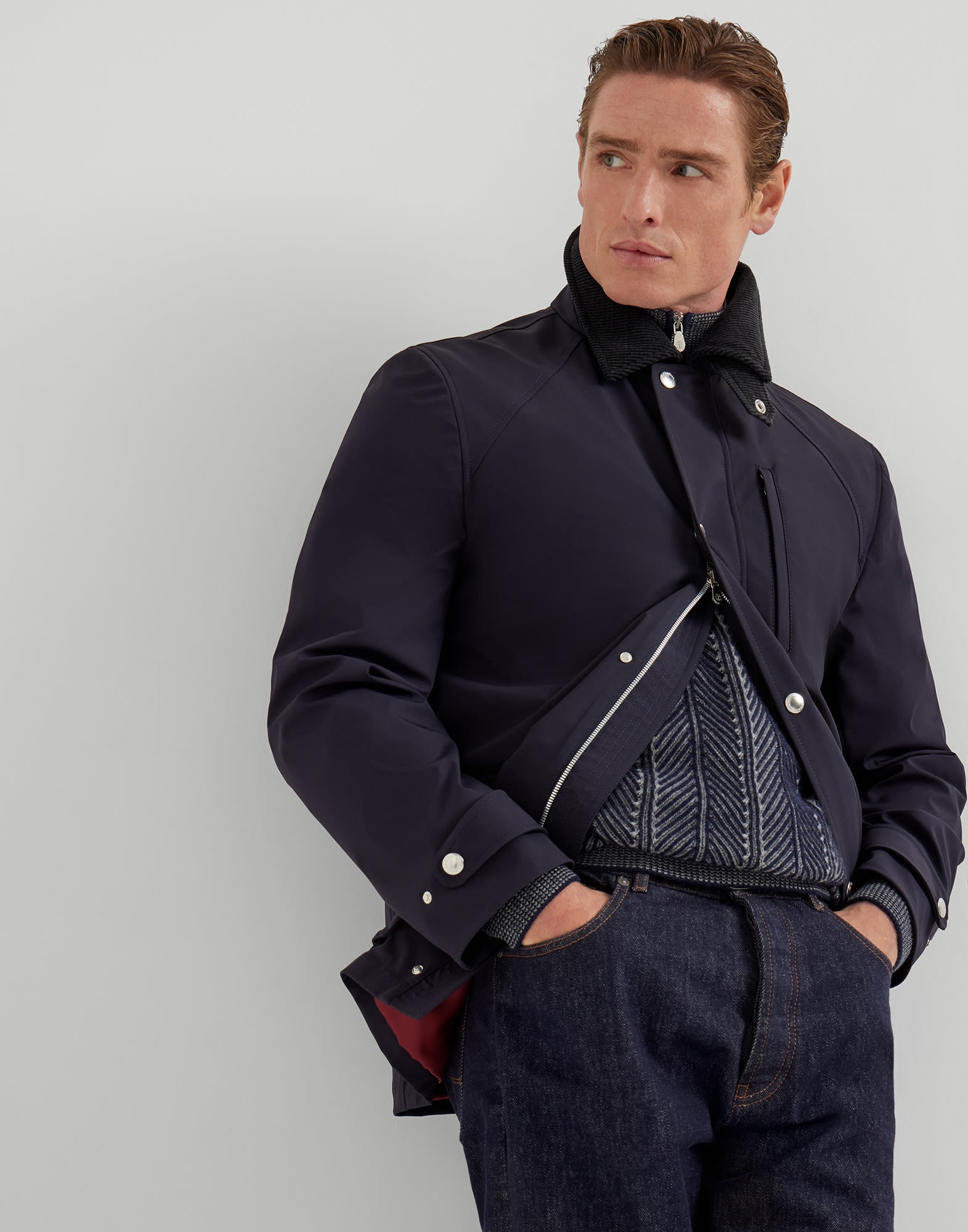 Stretch bonded nylon field jacket - 4