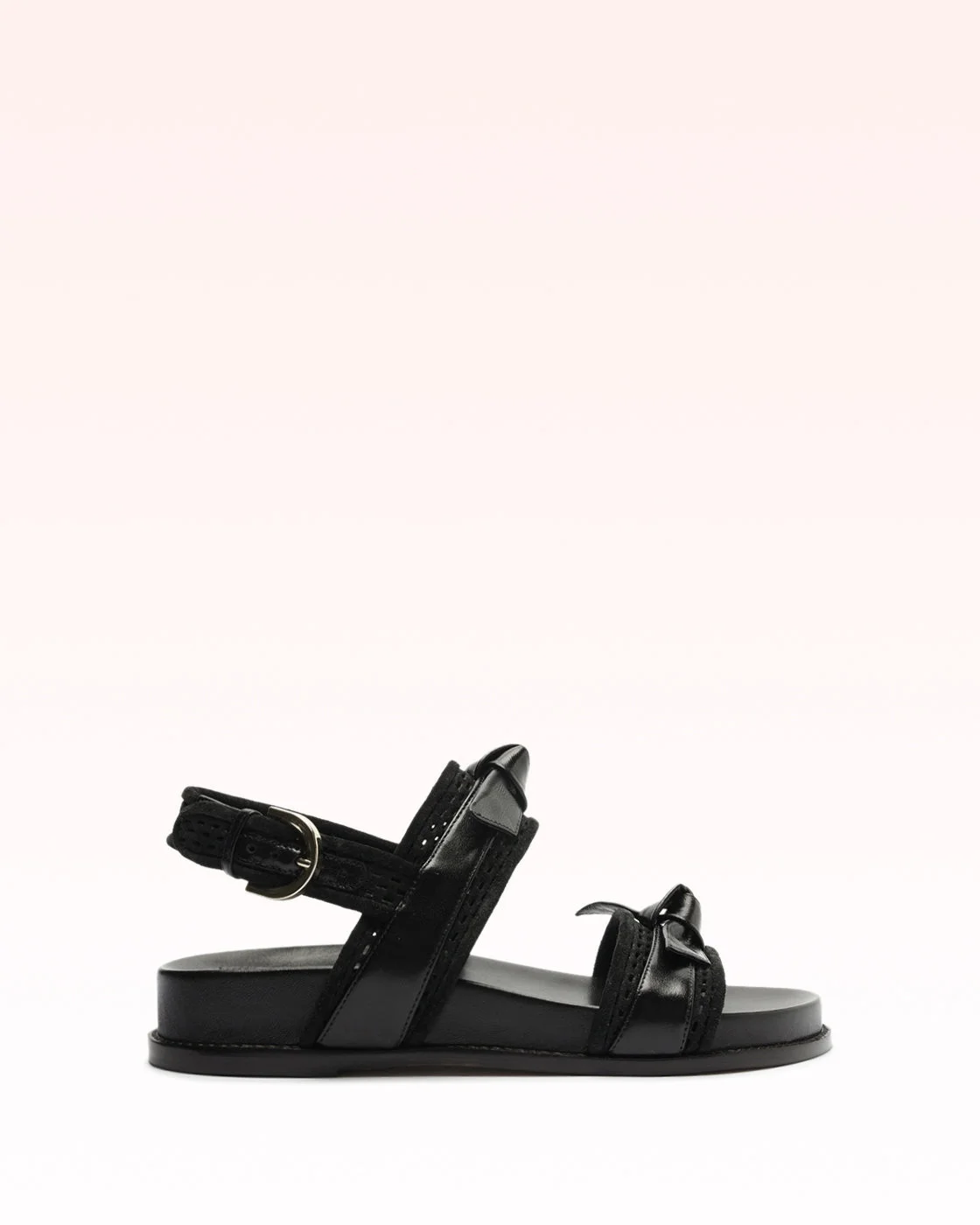 CLARITA LASER SPORT SANDAL BLACK - 1