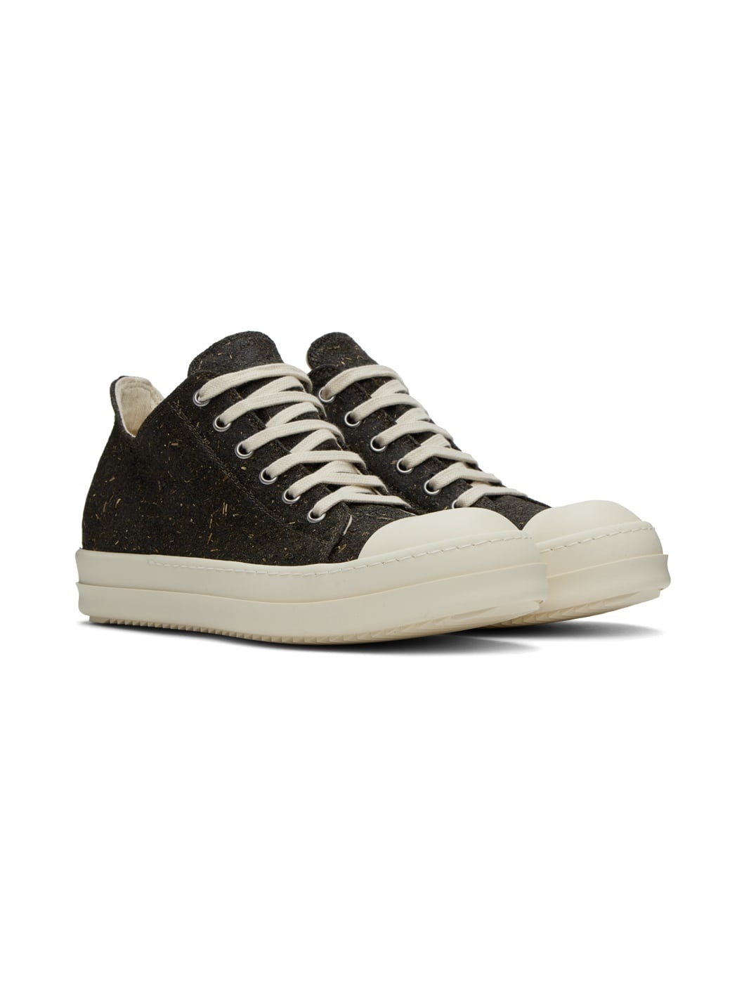 Brown Lace-Up Sneakers - 4