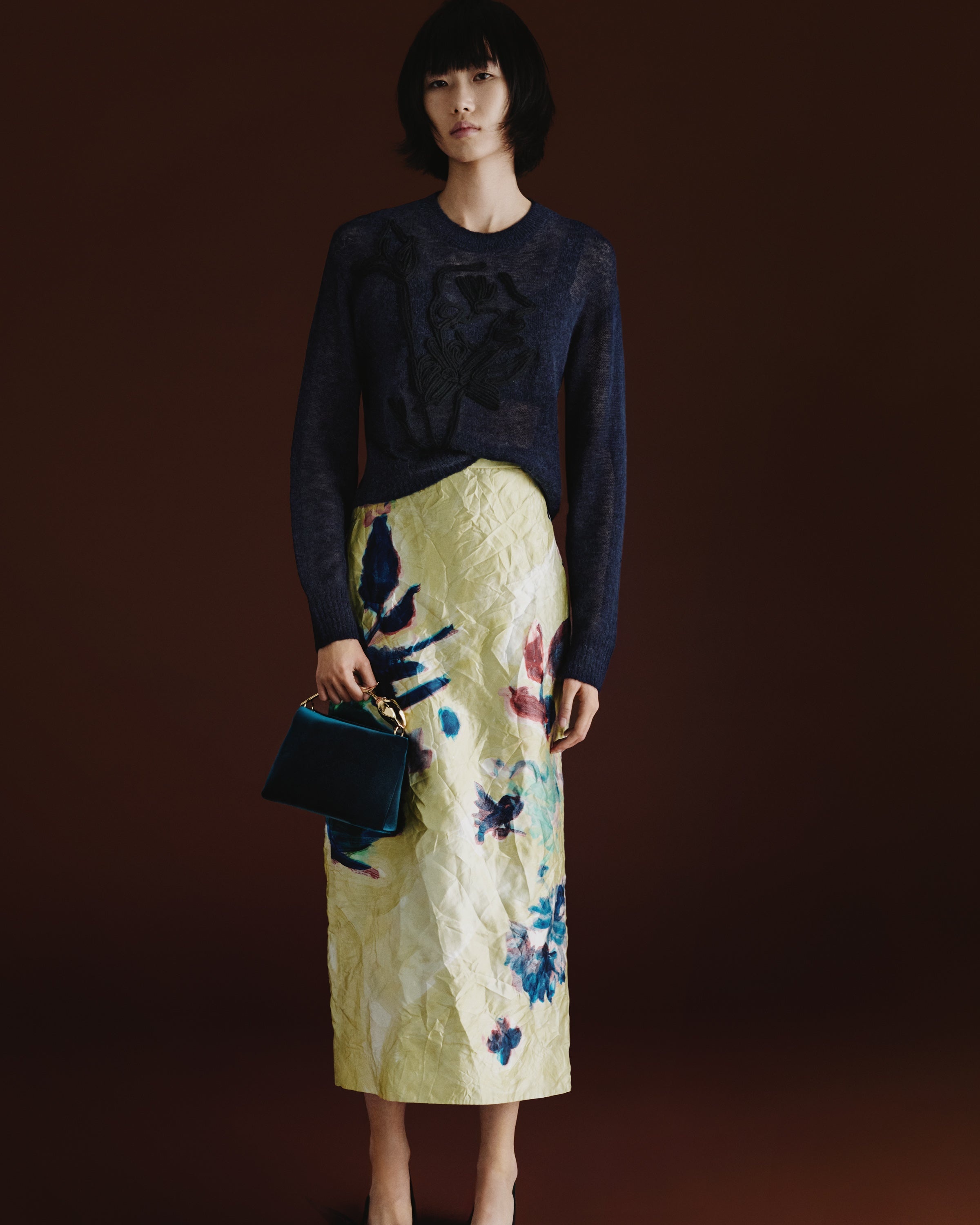 PENCIL MIDI SKIRT - 5