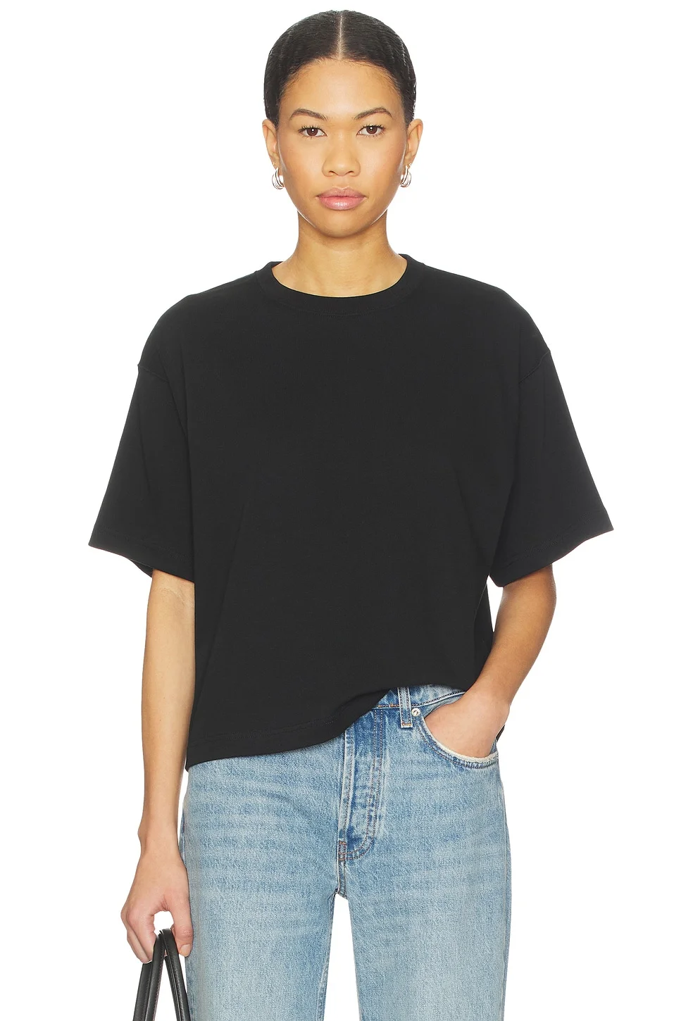 Jersey Crop Short Sleeve T-shirt - 1