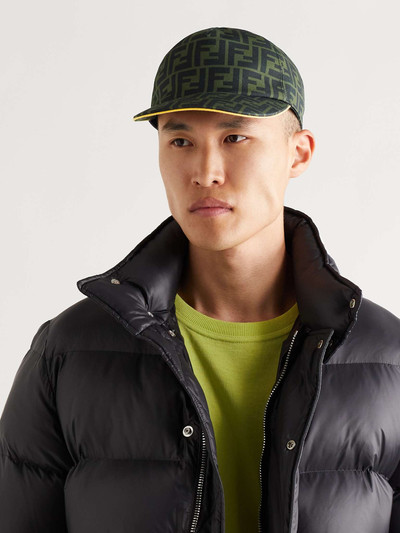 FENDI Logo-Print Canvas Baseball Cap outlook