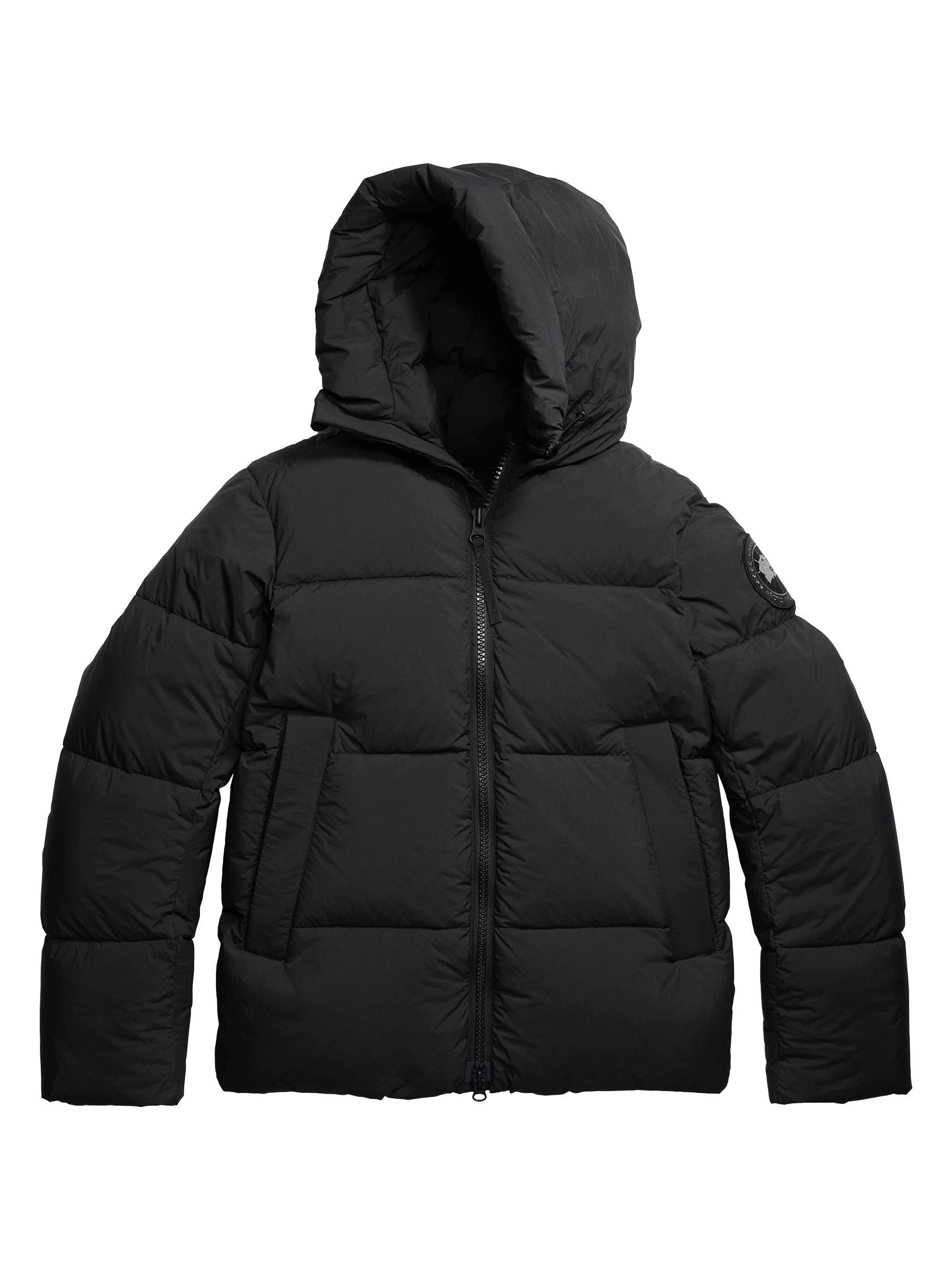 Men's Crofton Matte Puffer Jacket - Black - 1