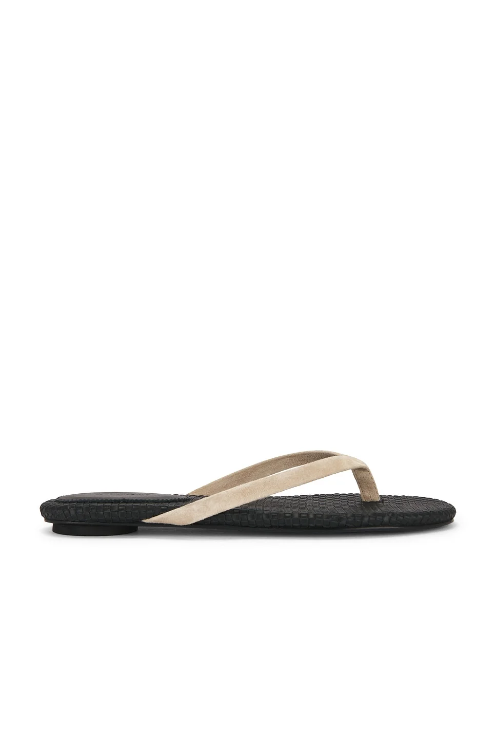Suede Woven Flip Flop - 1