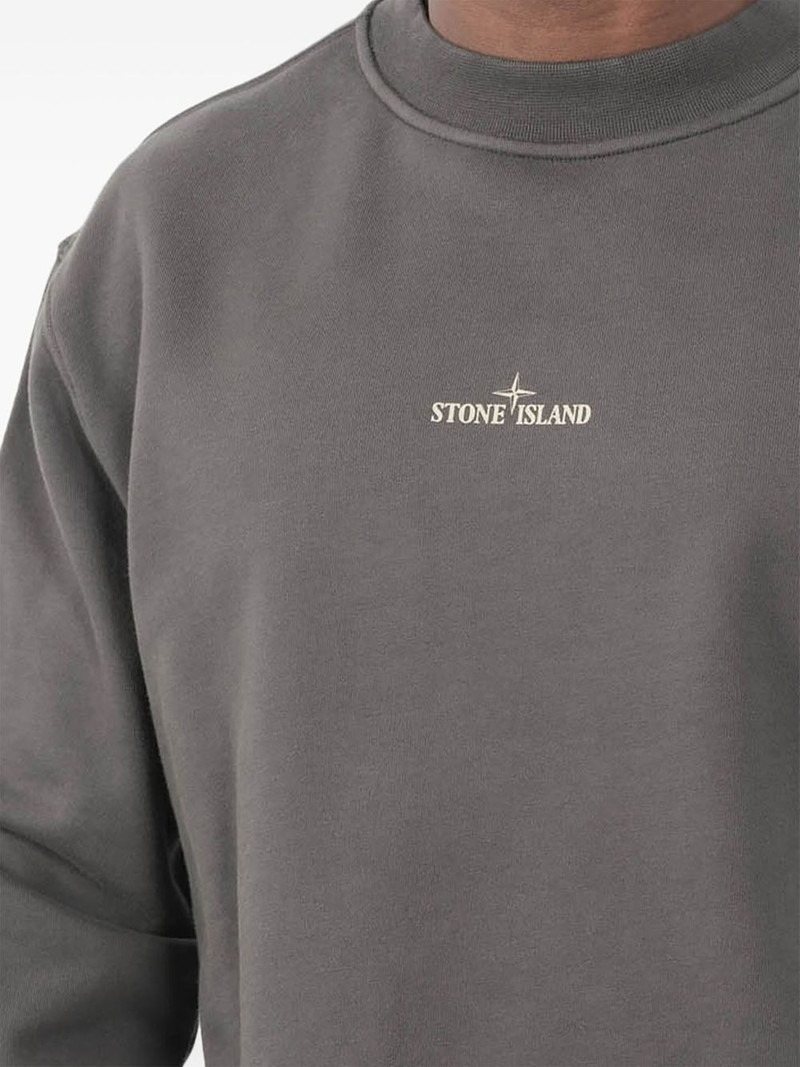Stone Island printed sweatshirt outlook