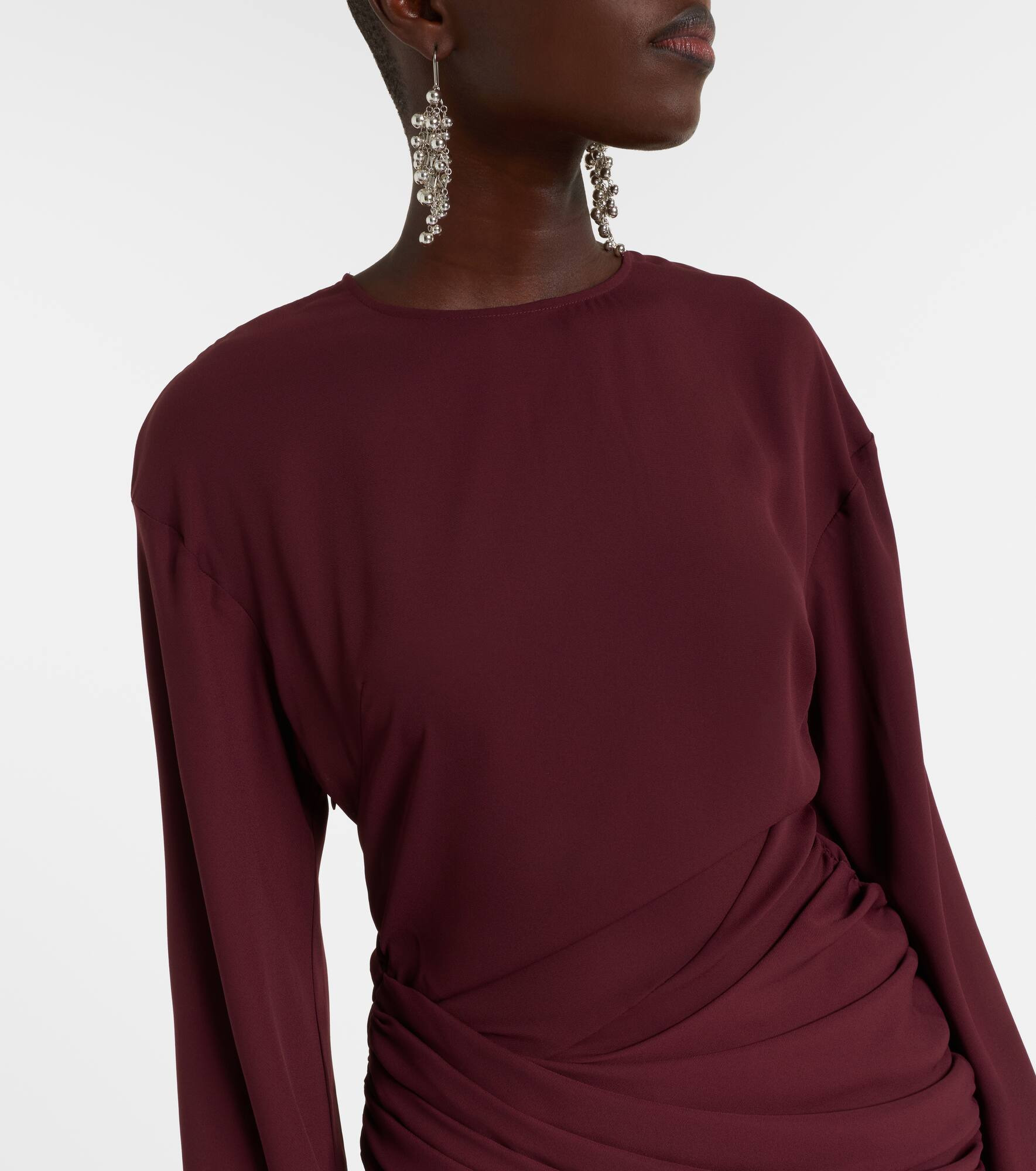 Davina draped maxi dress - 4