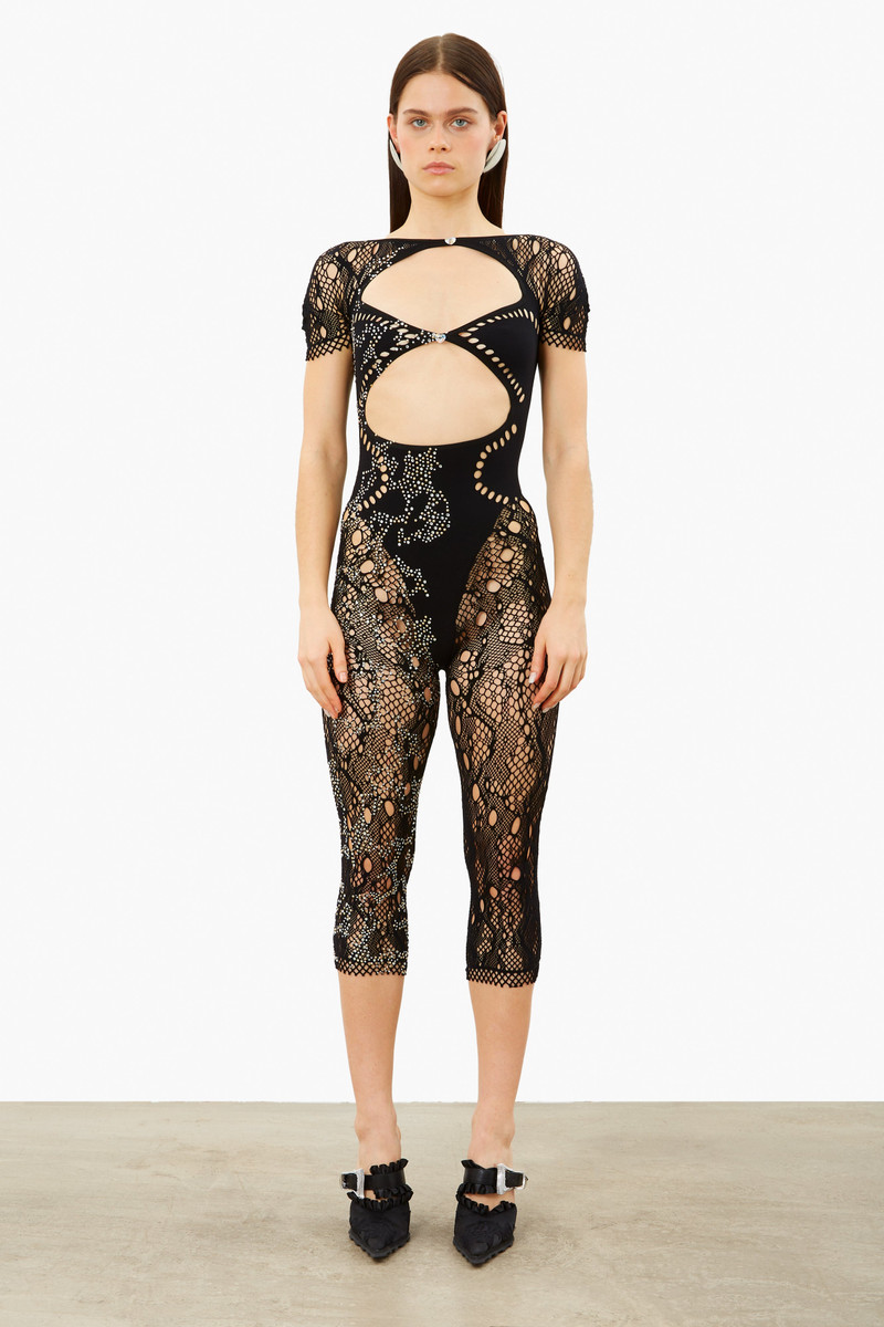 POSTER GIRL BARBI JUMPSUIT JET BLACK outlook