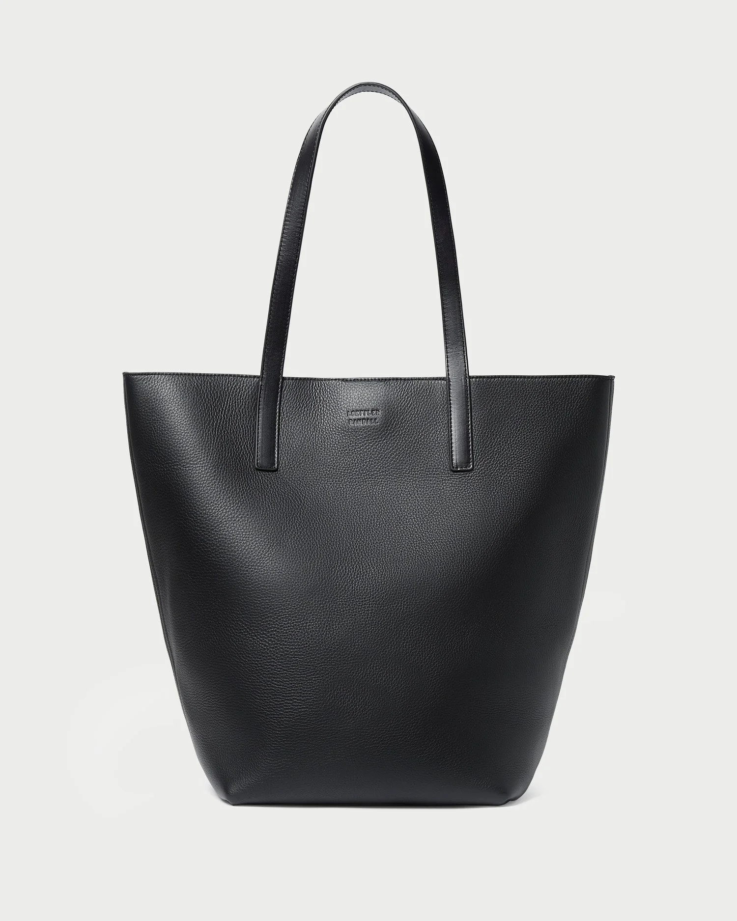 Walker Black Pebbled Leather Tote - 1