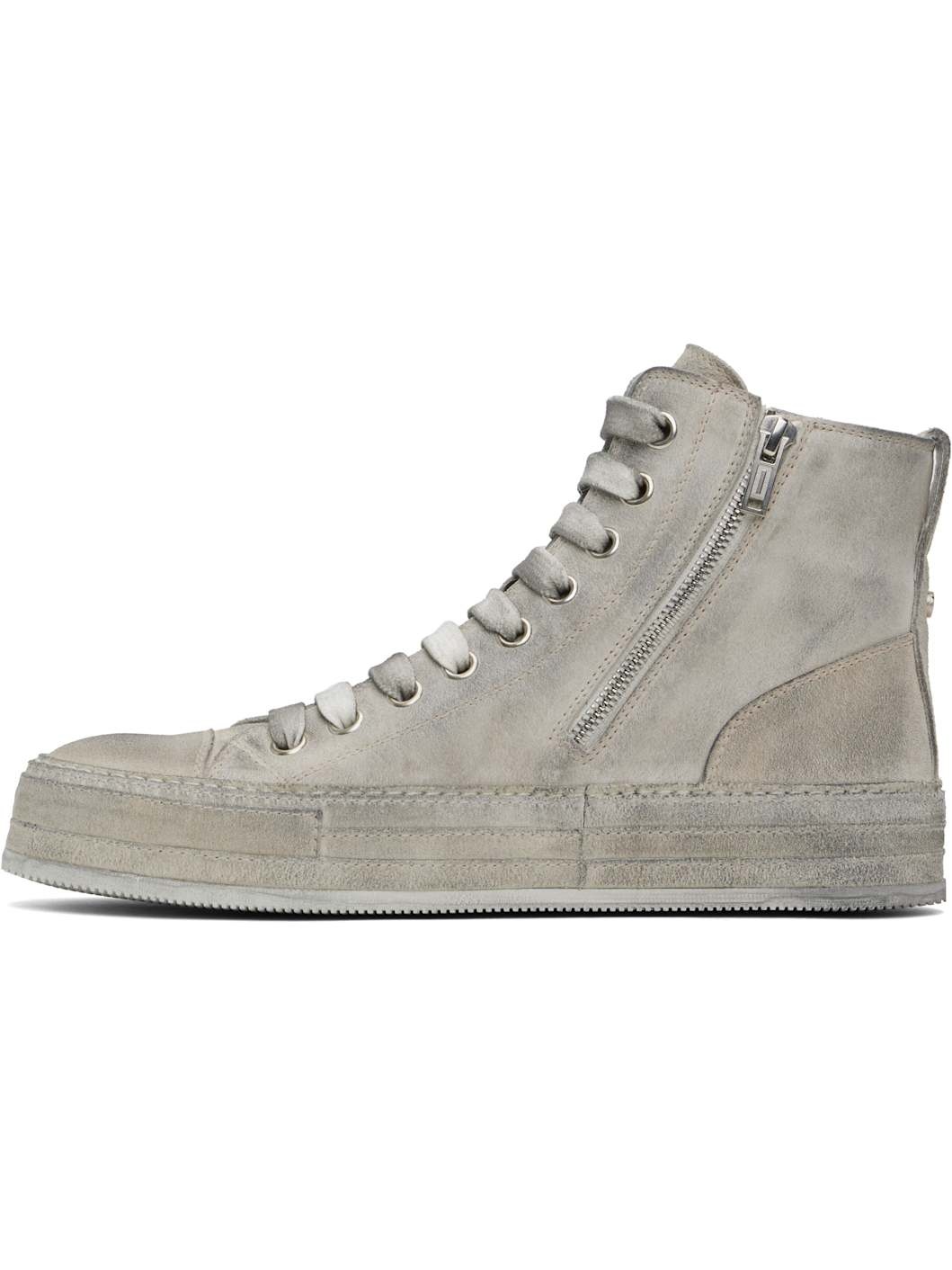 Gray Orvo High-Top Sneakers - 3