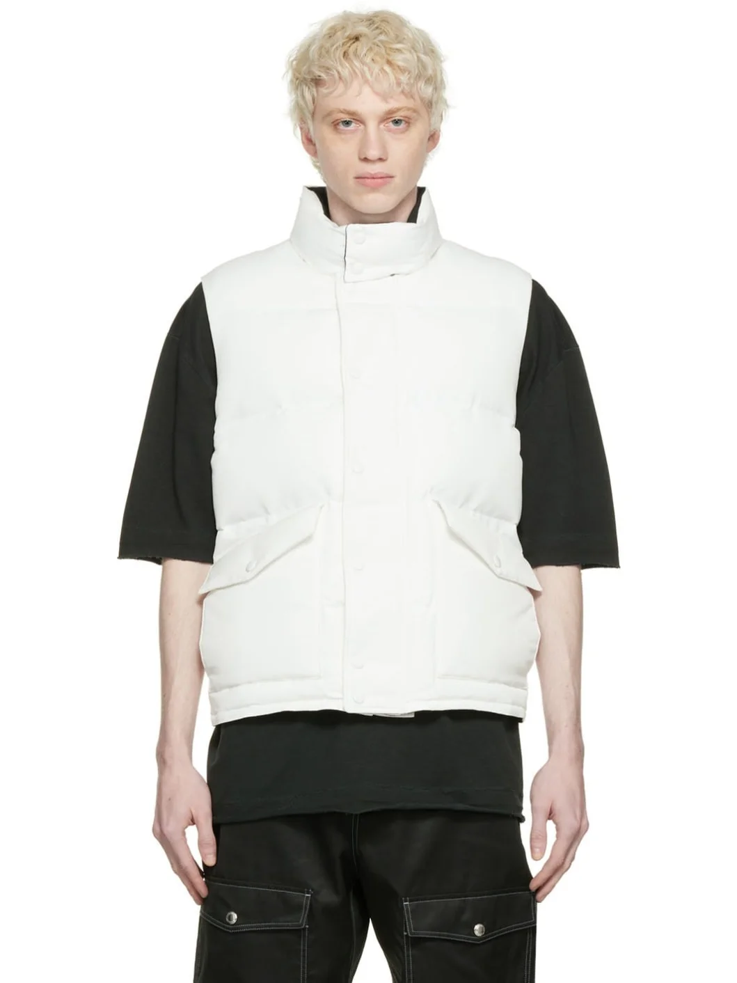 White Graffiti Vest - 1