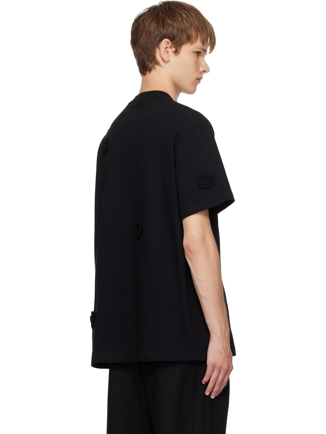 Black Daisy Standard T-shirt - 3