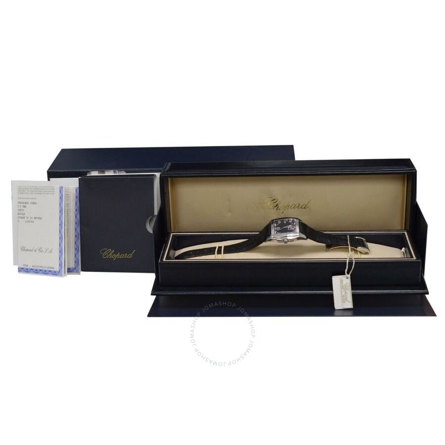 Pre-owned Chopard Two O Ten Quartz Black Dial Ladies Watch 8464 - 6