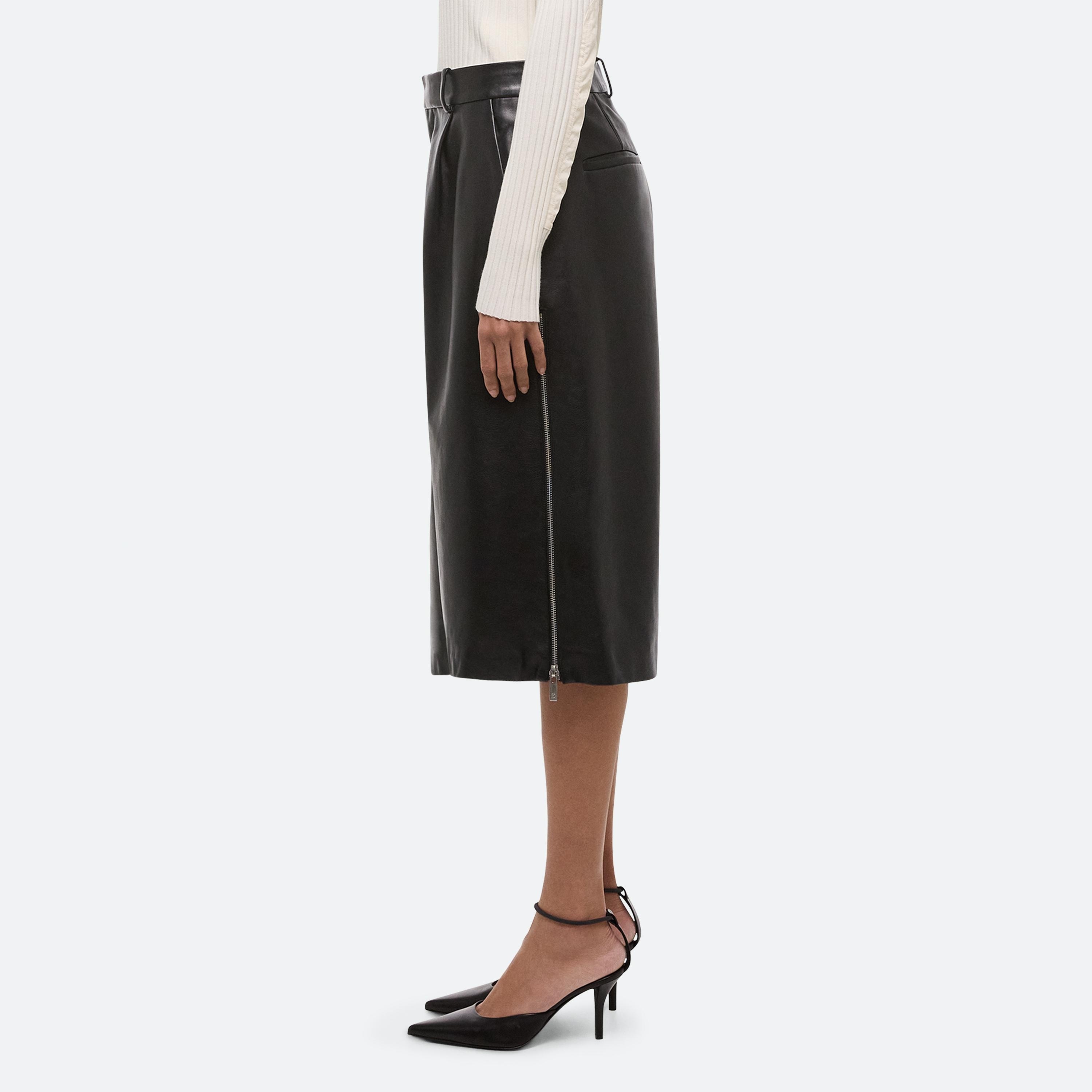 LEATHER ZOOT SHORTS - 4