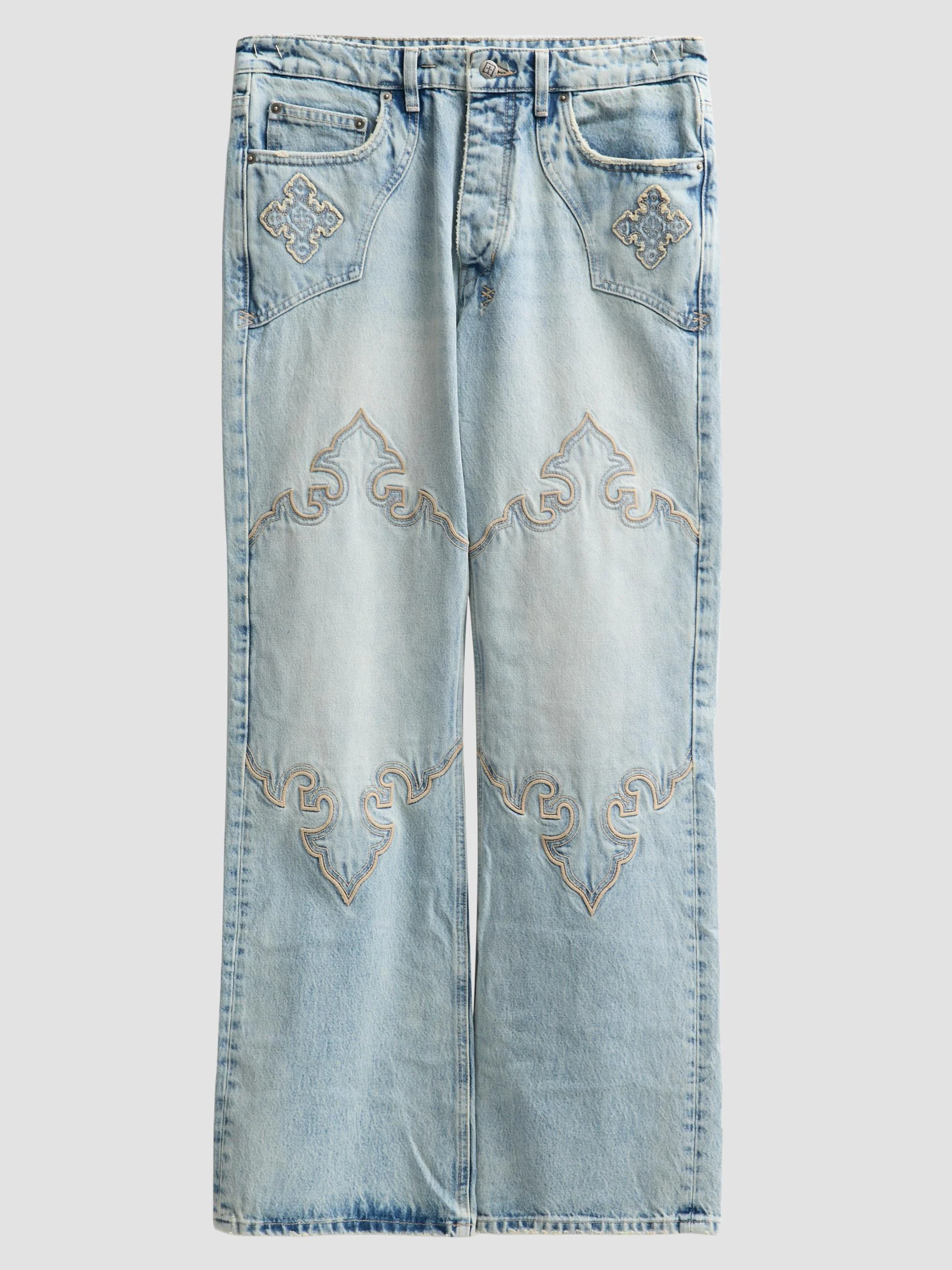 Men's Toro Krystal Blue Bootcut Jeans - Denim - 1
