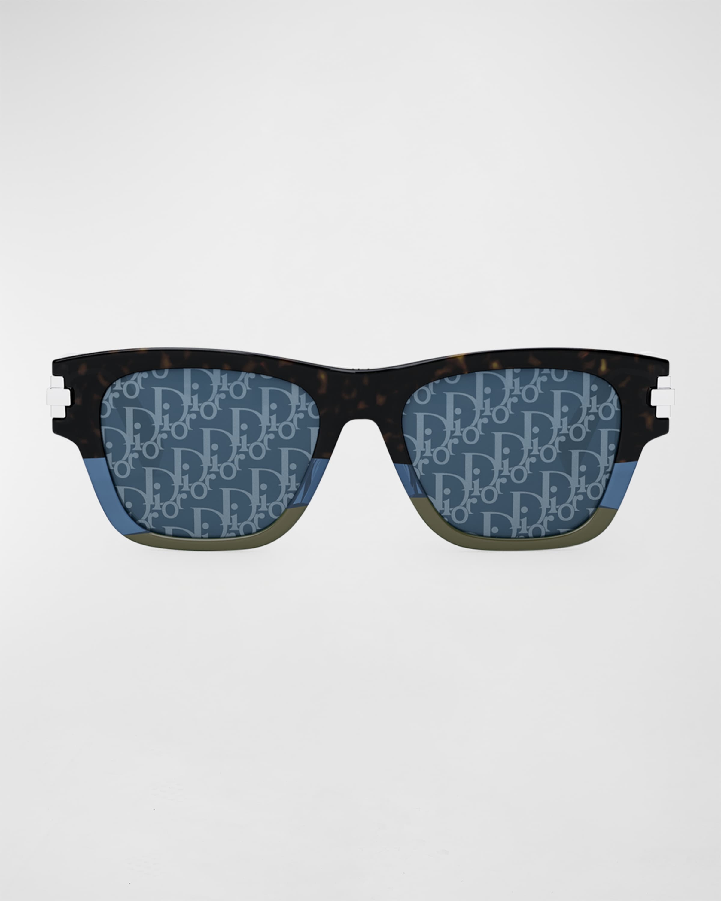 Men's Logo-Lens Square Sunglasses - 3