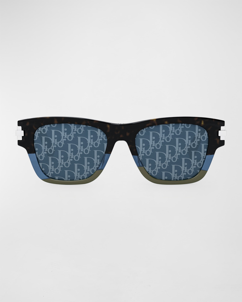 Men's Logo-Lens Square Sunglasses 3