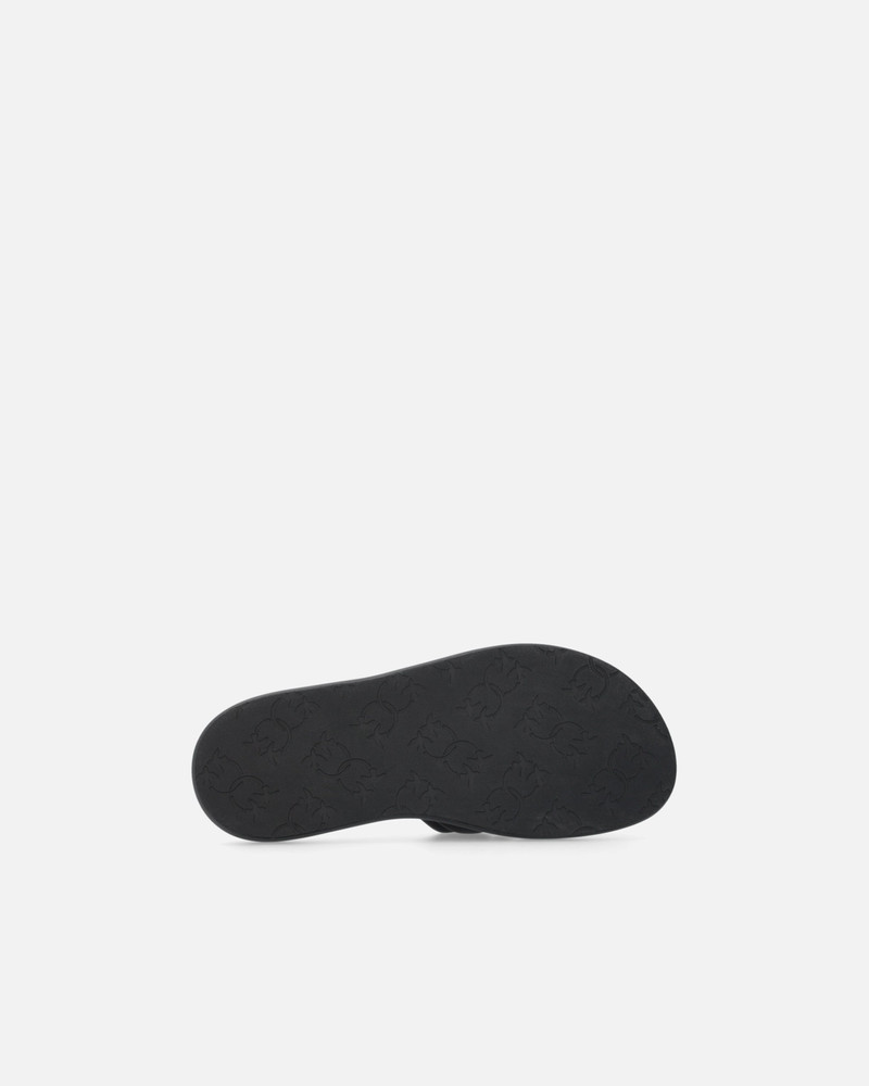 PERFORATED NAPPA LEATHER SLIP-ON SANDALS WITH LOVE BIRDS LOGO 7