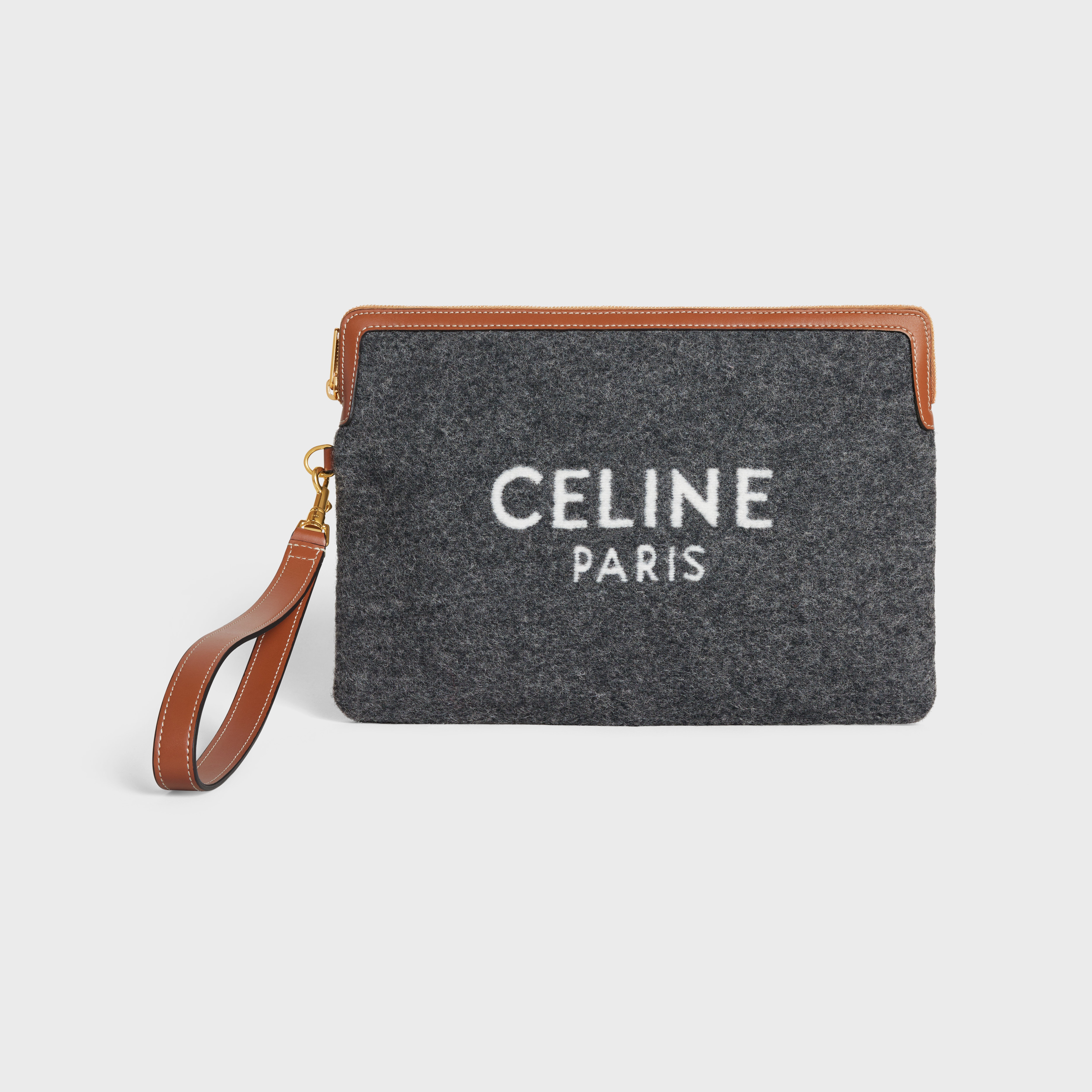 SMALL POUCH WITH STRAP CELINE SIGNATURE - 1