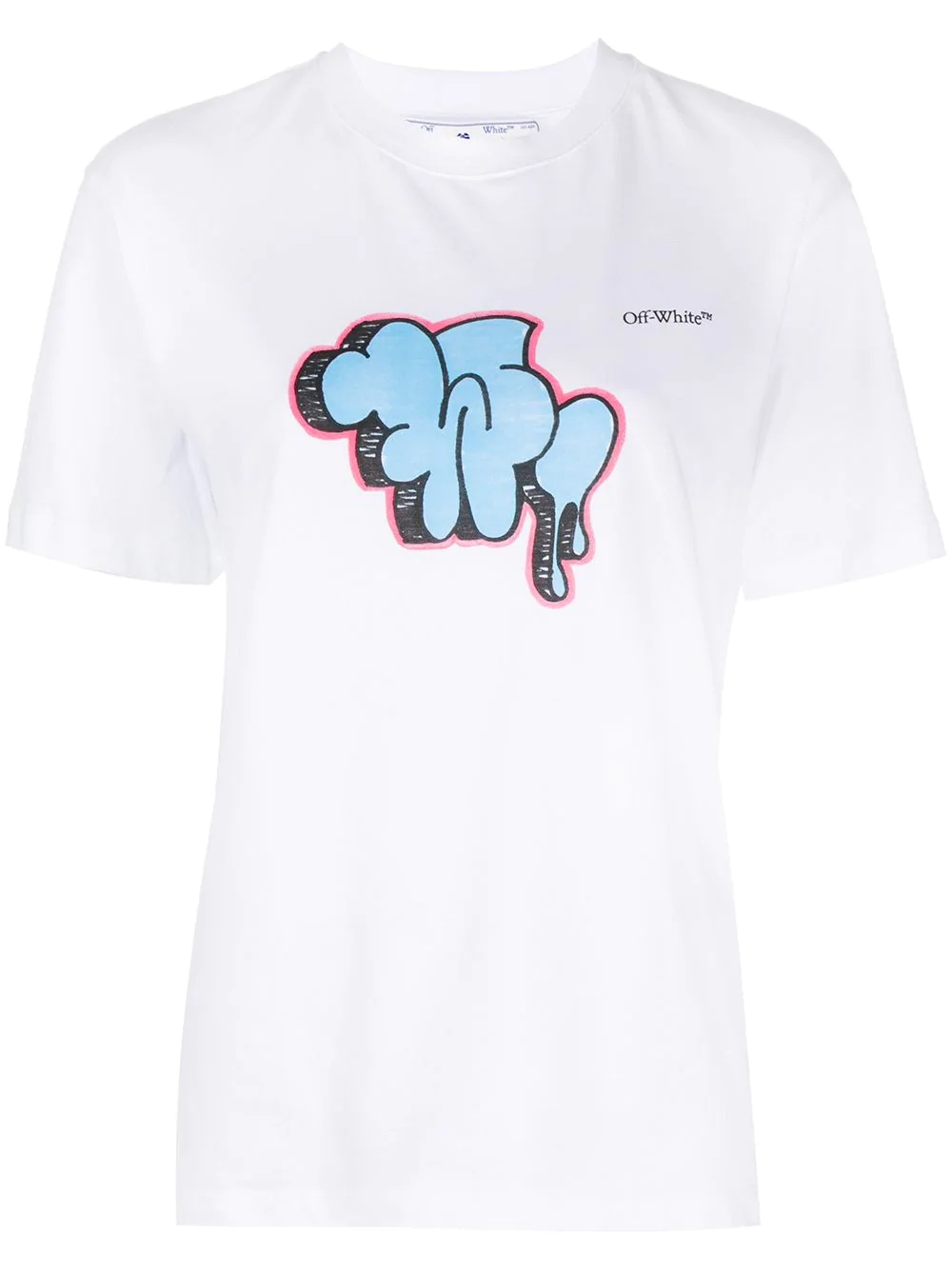 graffiti-print T-shirt - 1