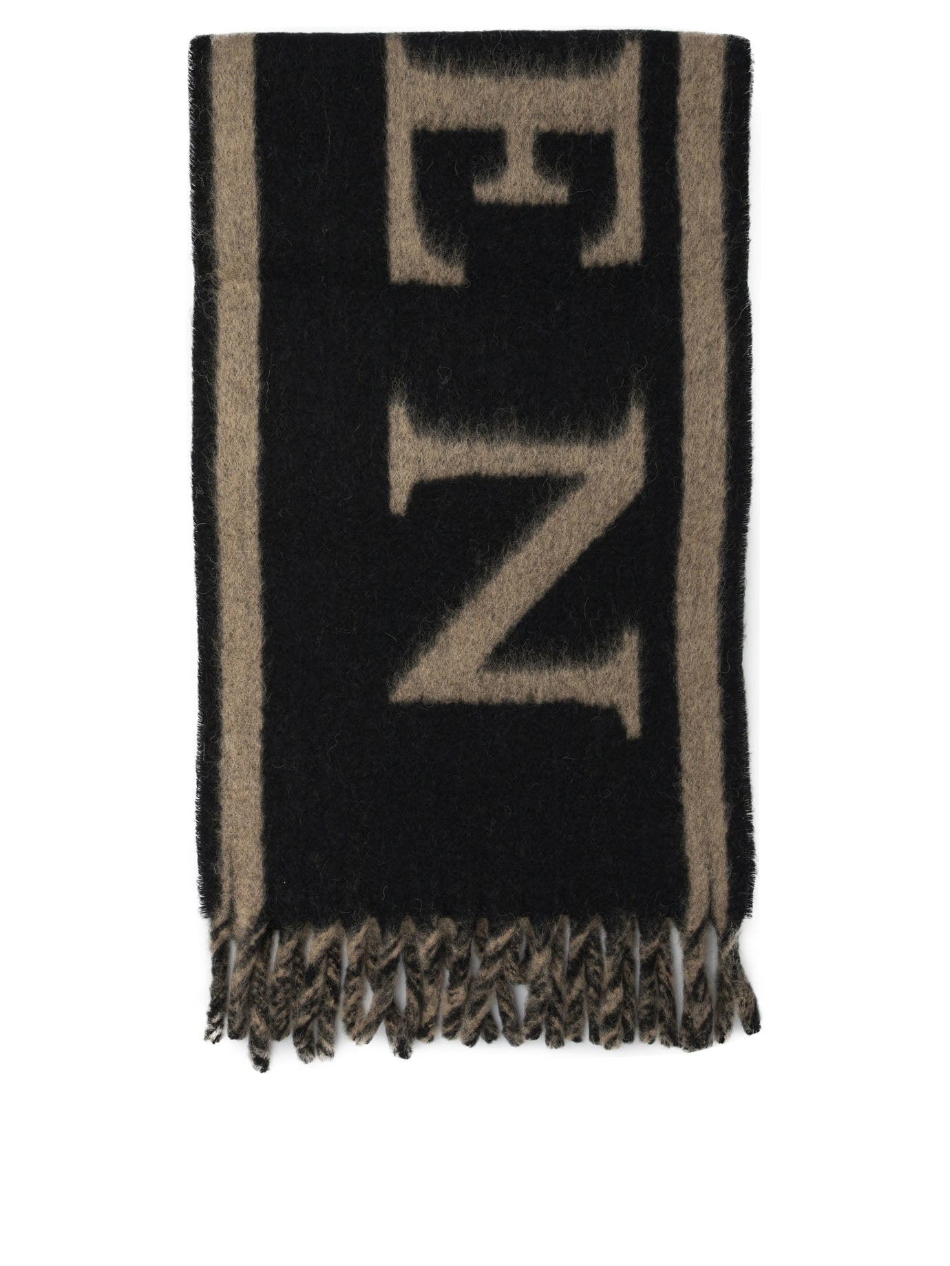 Alexander Mcqueen Scarf Logo Mohair 38x200 - 1
