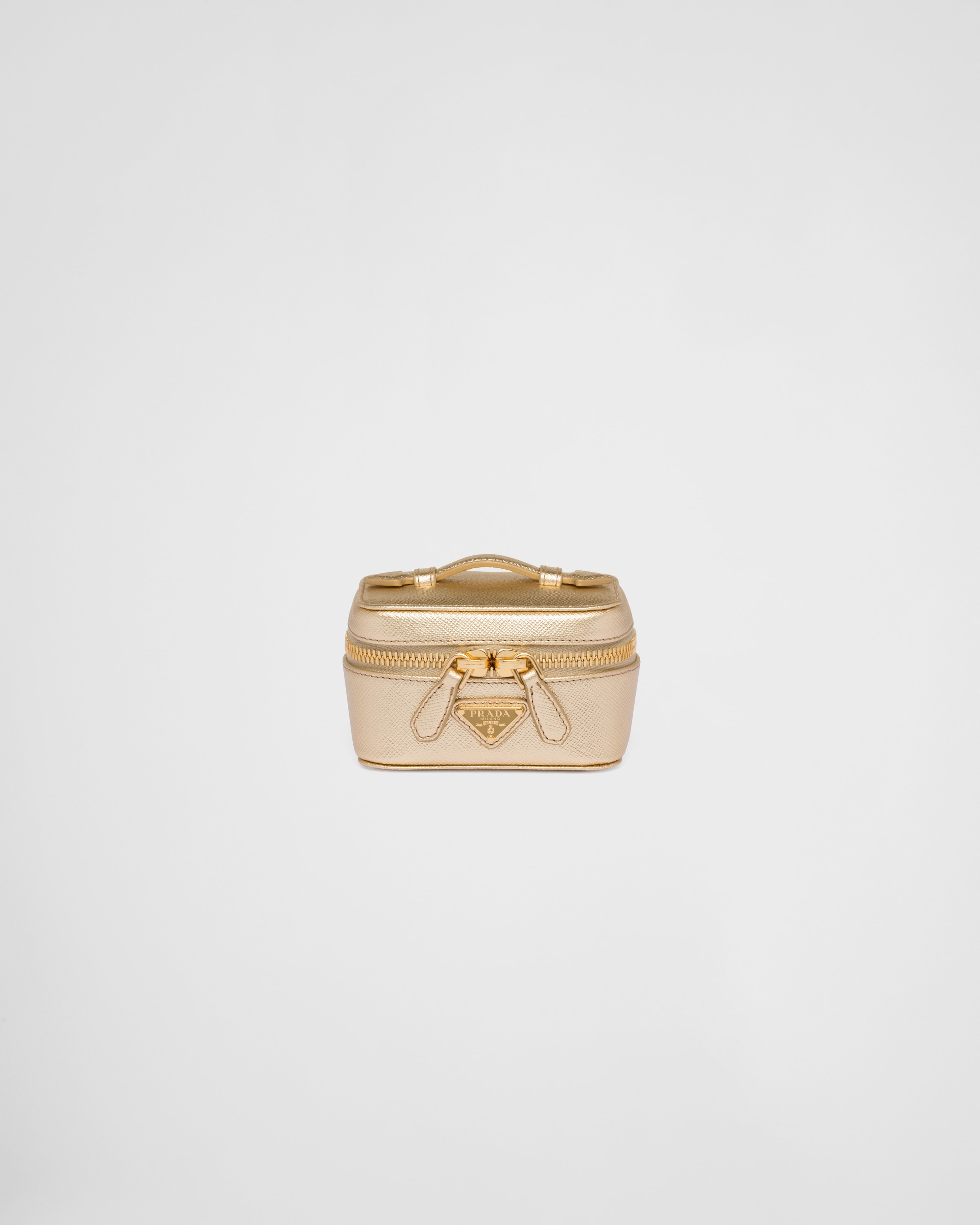 Saffiano leather jewelry beauty case - 1