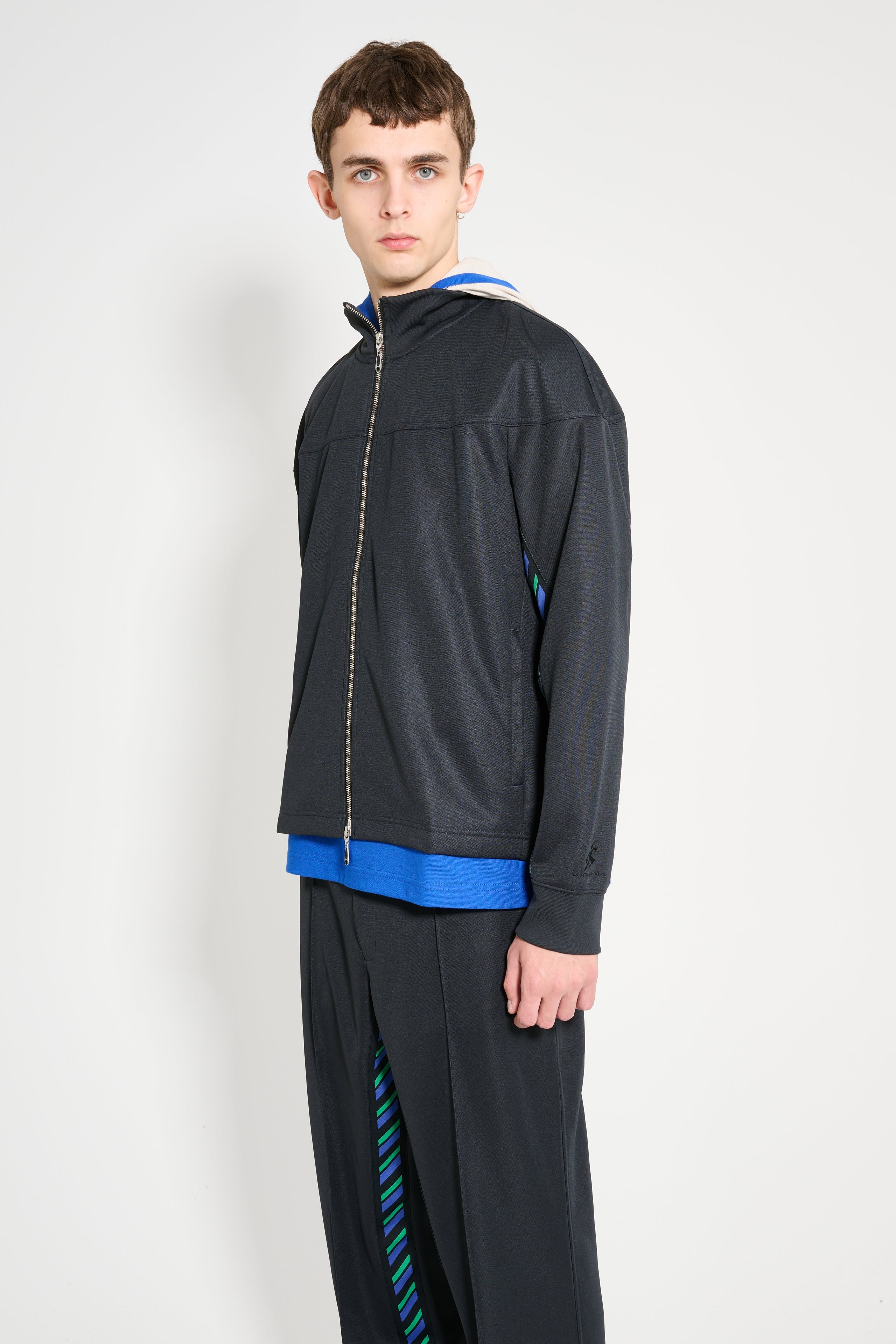 ASICS NOVALIS STYRAX TRACK JACKET ANTHRACITE - 2