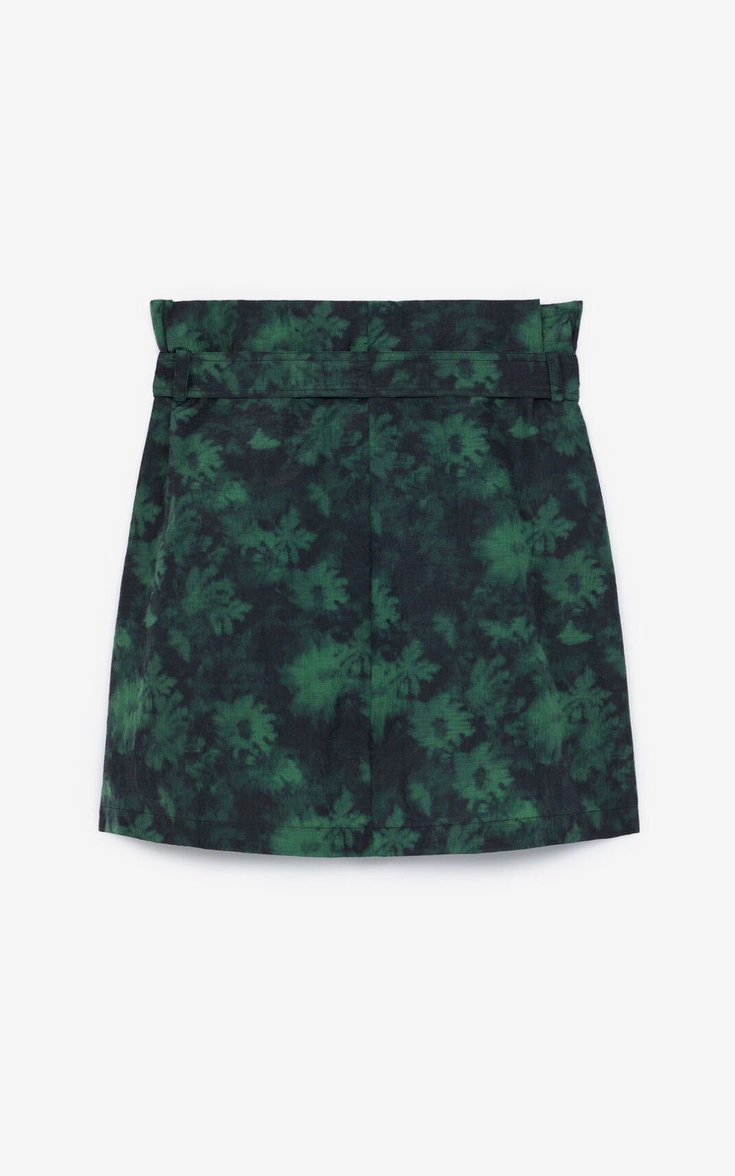 'Ghost Flower' belted skirt - 5
