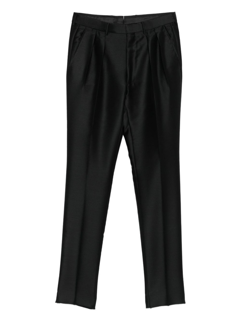 pleat-detail trousers 1