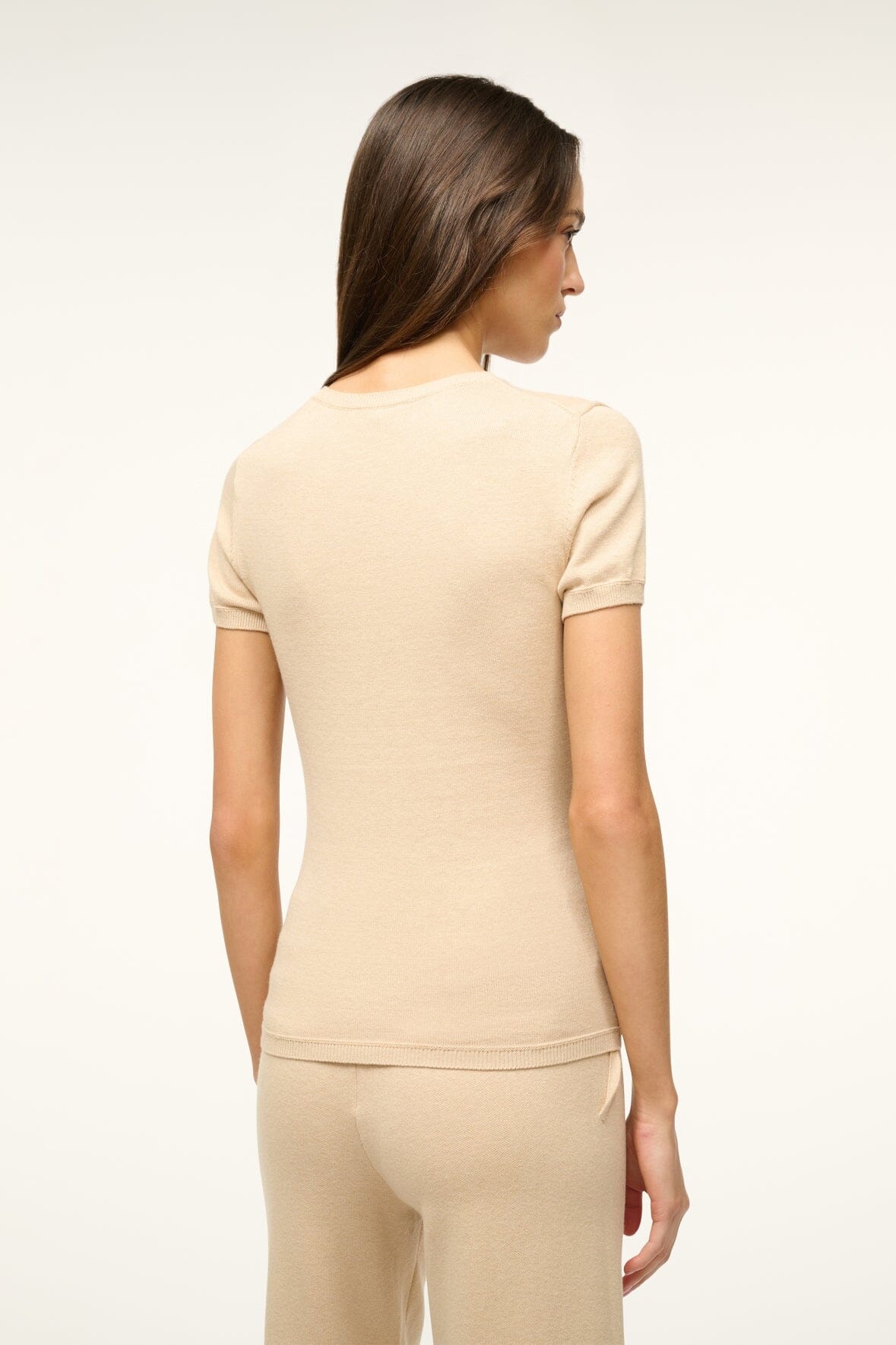 STAUD EASY T-SHIRT CAMEL - 3