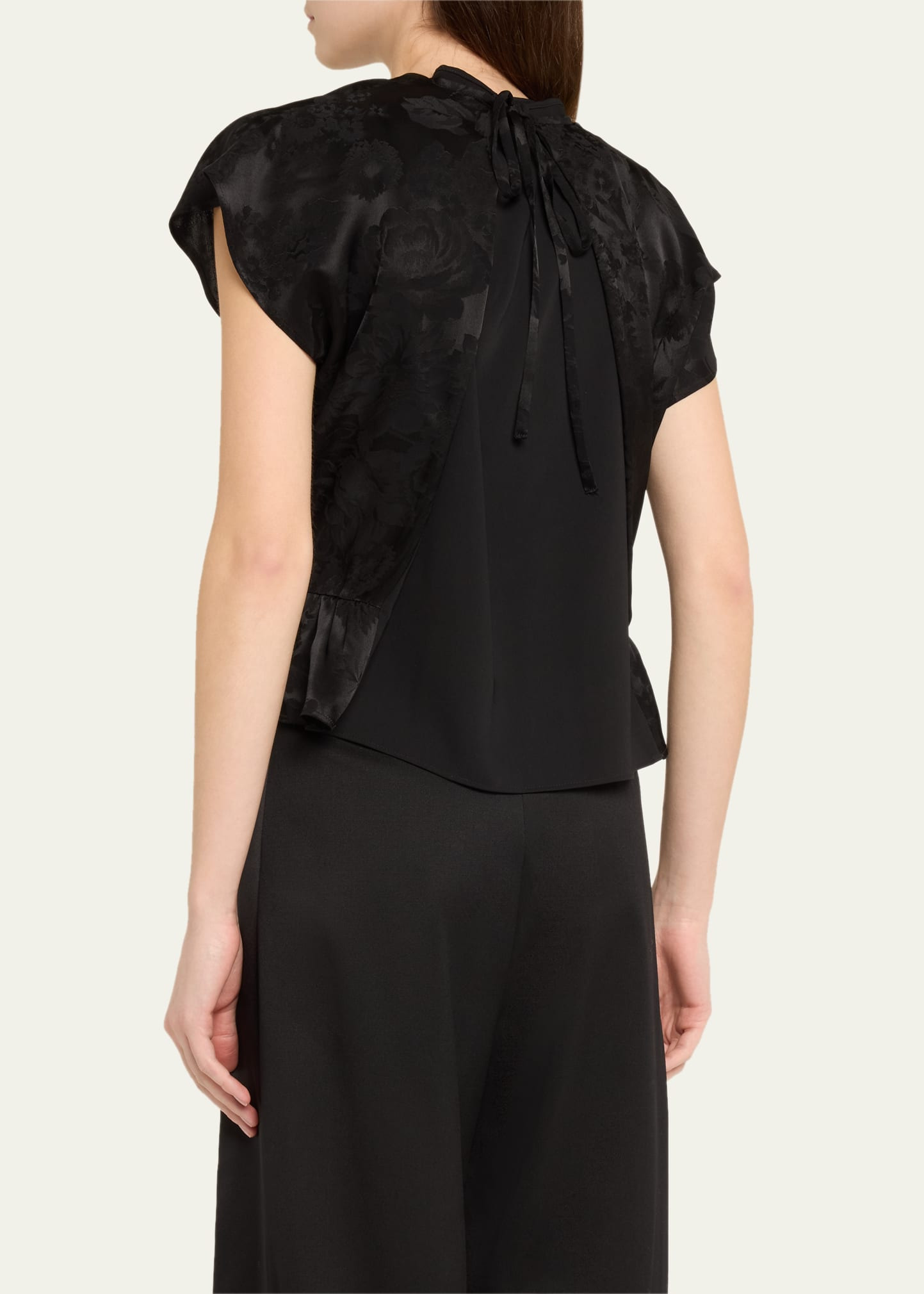 Floral Short-Sleeve Top - 3