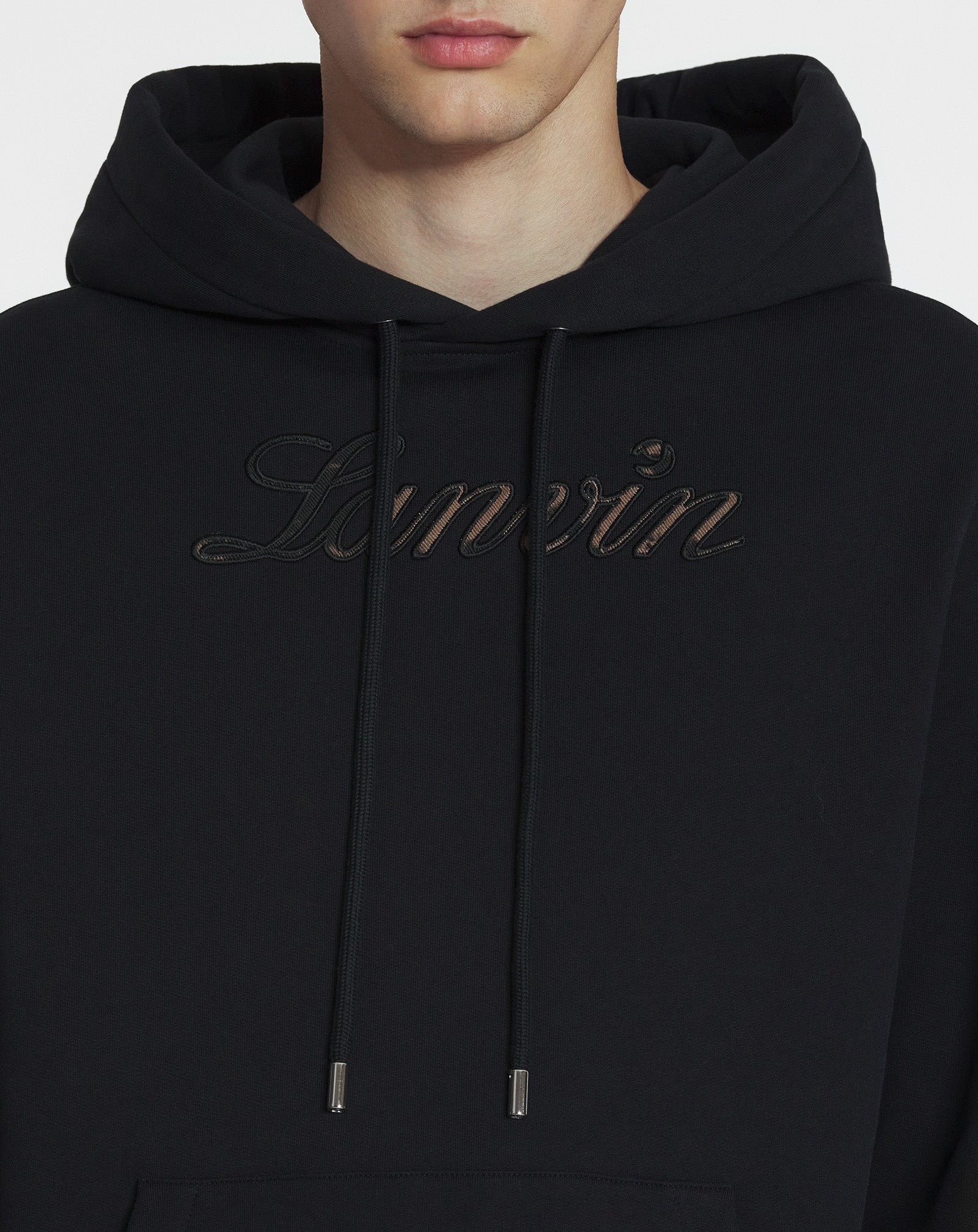 LOGO DENIM HOODIE - 5