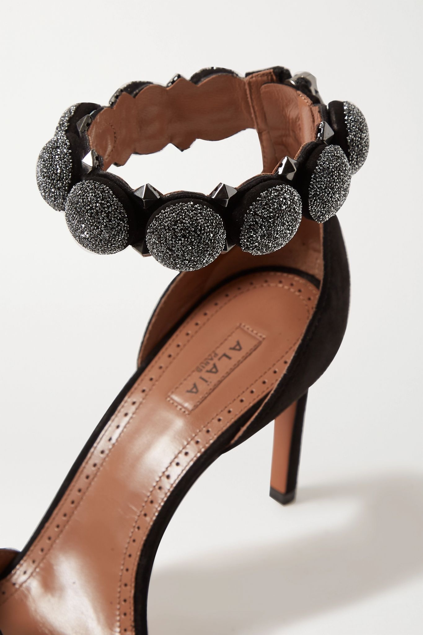 Bombe 110 studded suede sandals - 4