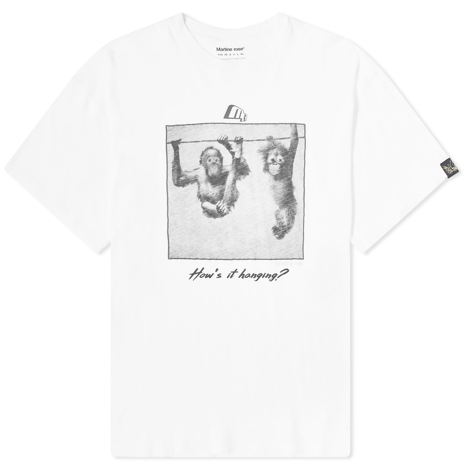Martine Rose Oversized Monkey Print T-Shirt - 1