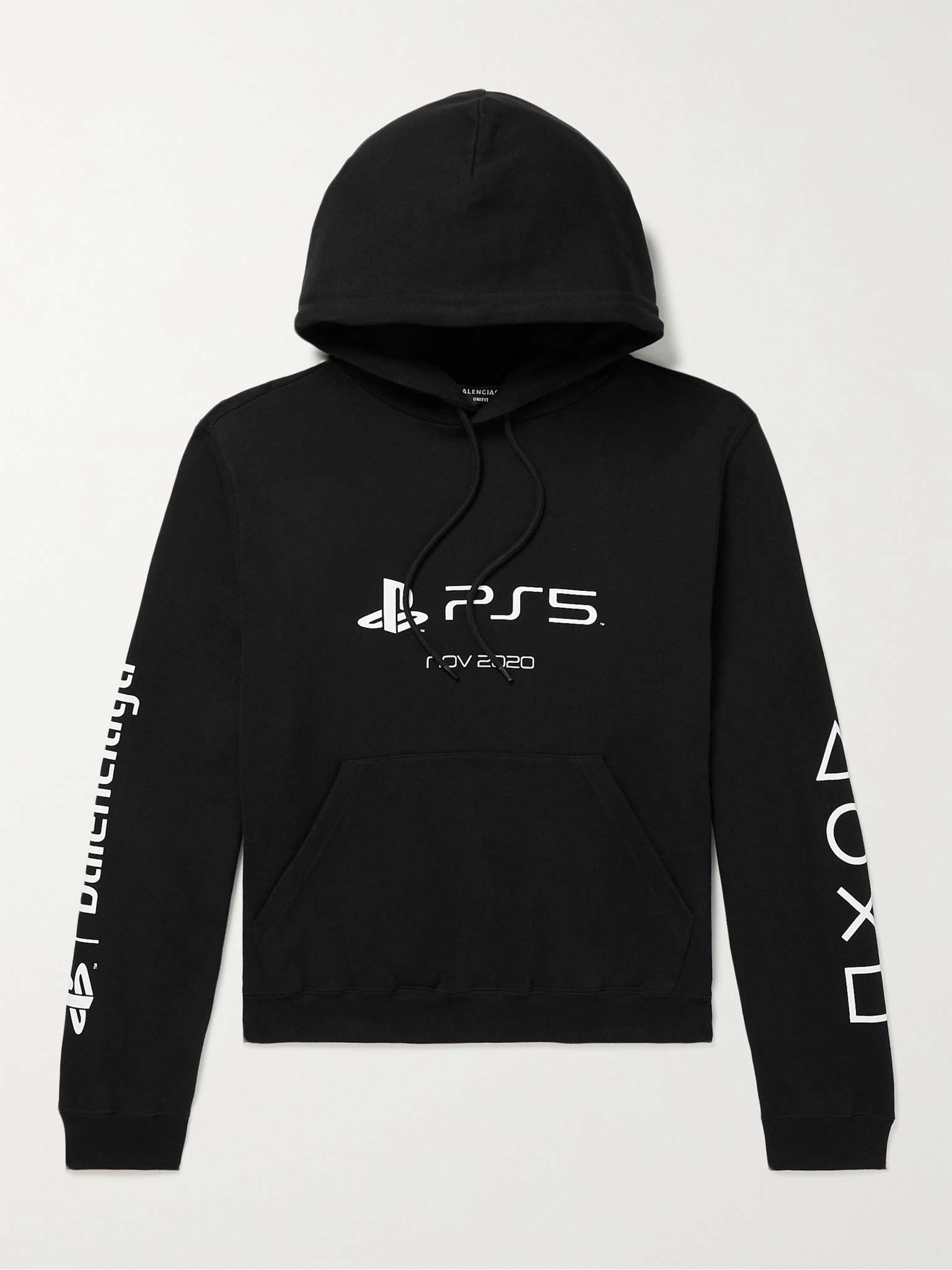 + PlayStation Printed Cotton-Jersey Hoodie - 1