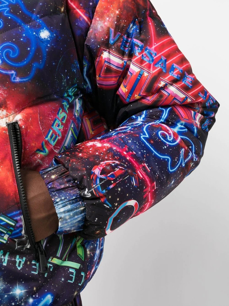 motif-print down-filled jacket 5