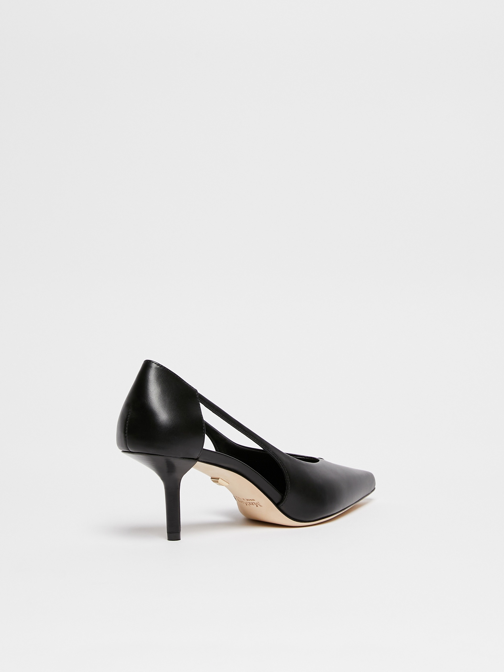MMOPENPUMP Leather court shoes - 3