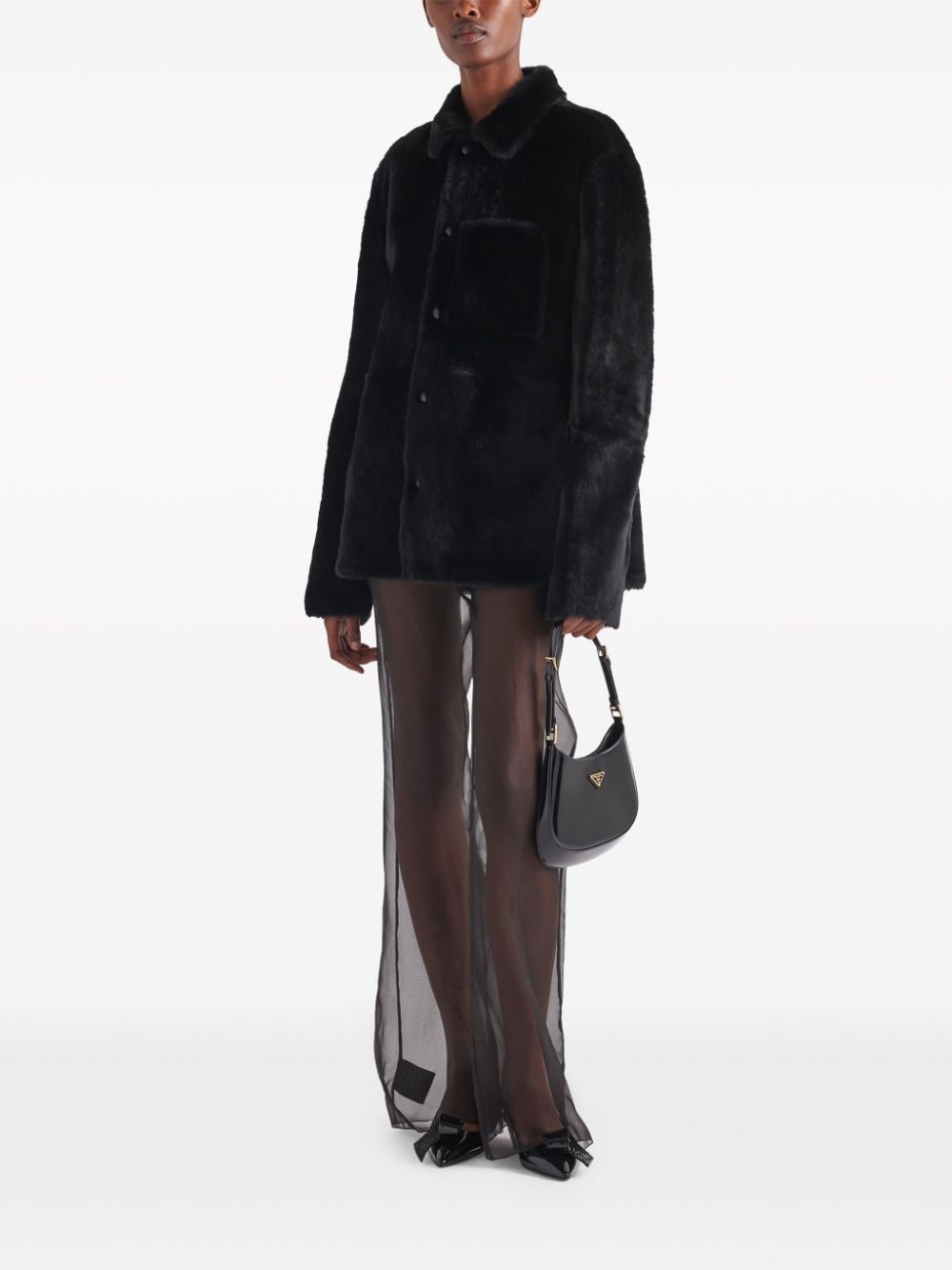 shearling blouson jacket - 2