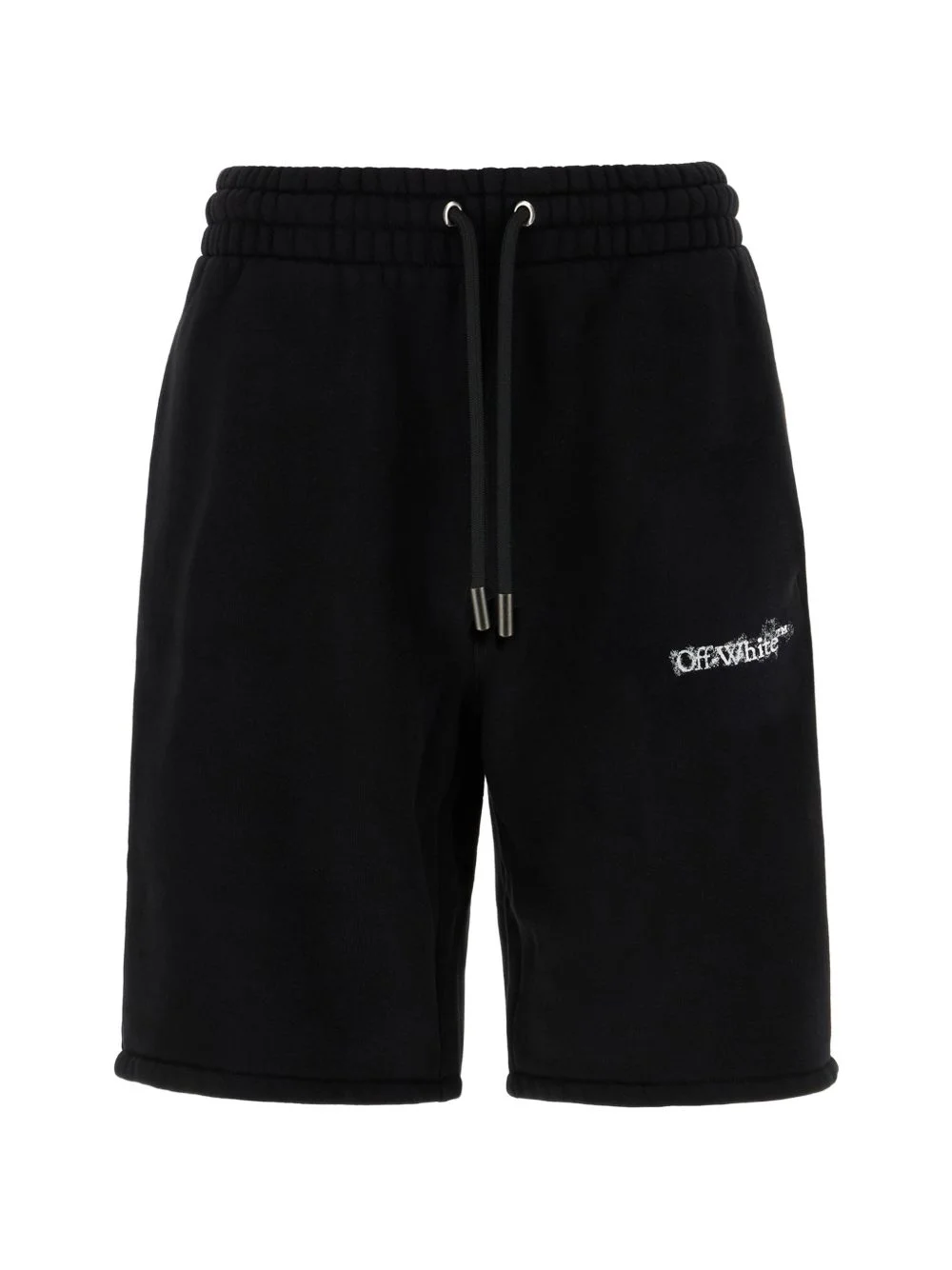 logo drawstring track shorts - 1